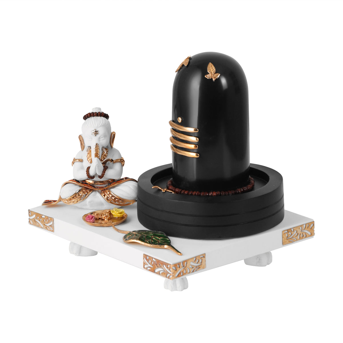 Divine Shivling with Ganesha