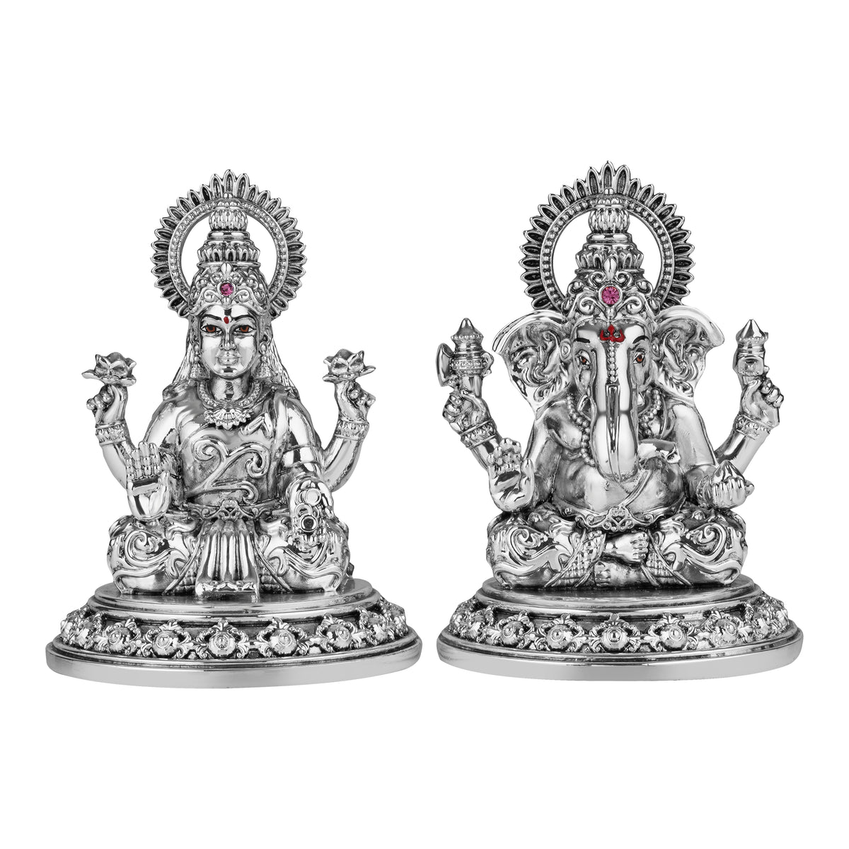 Chakra Laxmi Ganesh Silver
