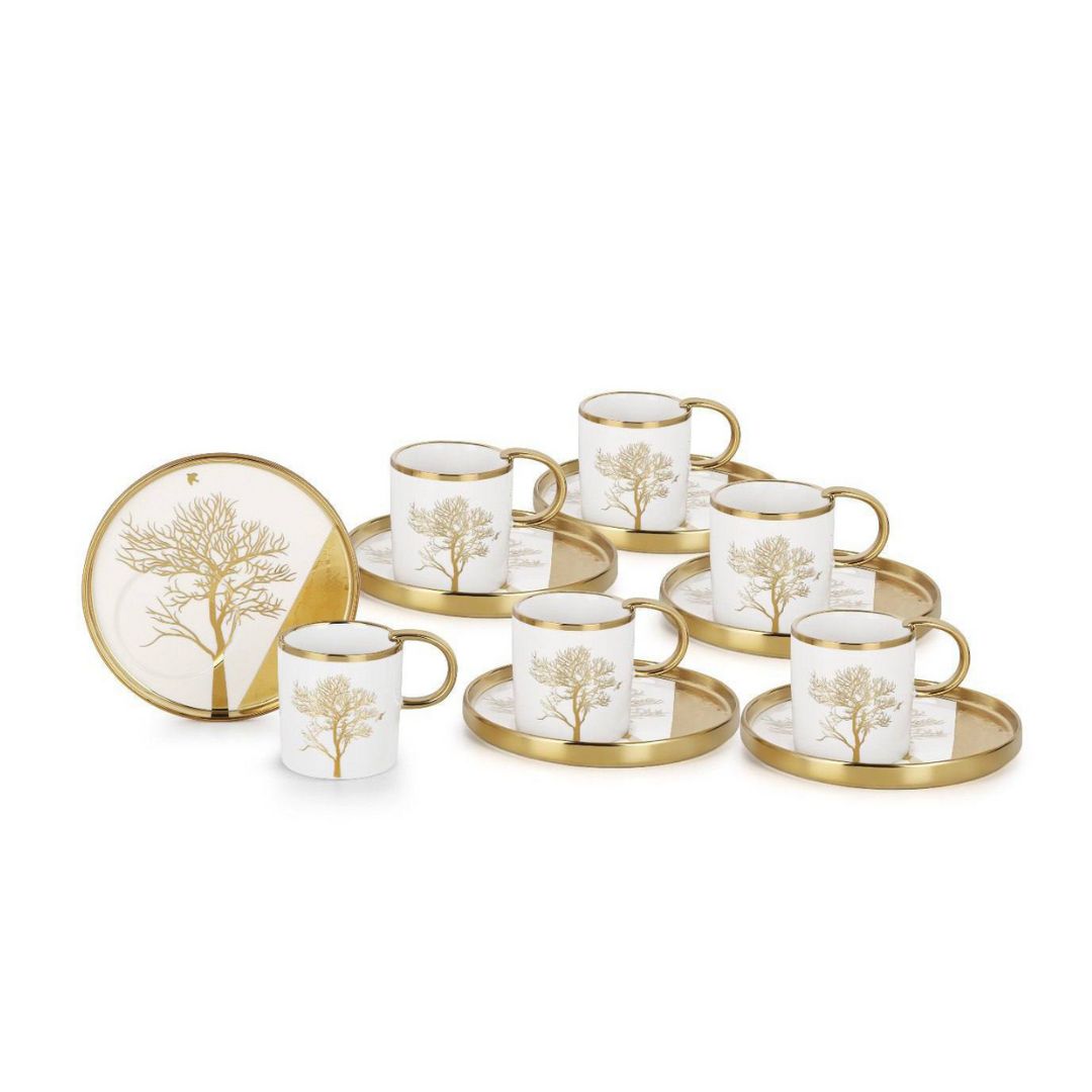 Set of 6 pcs Tea cup+Saucers – Momentz