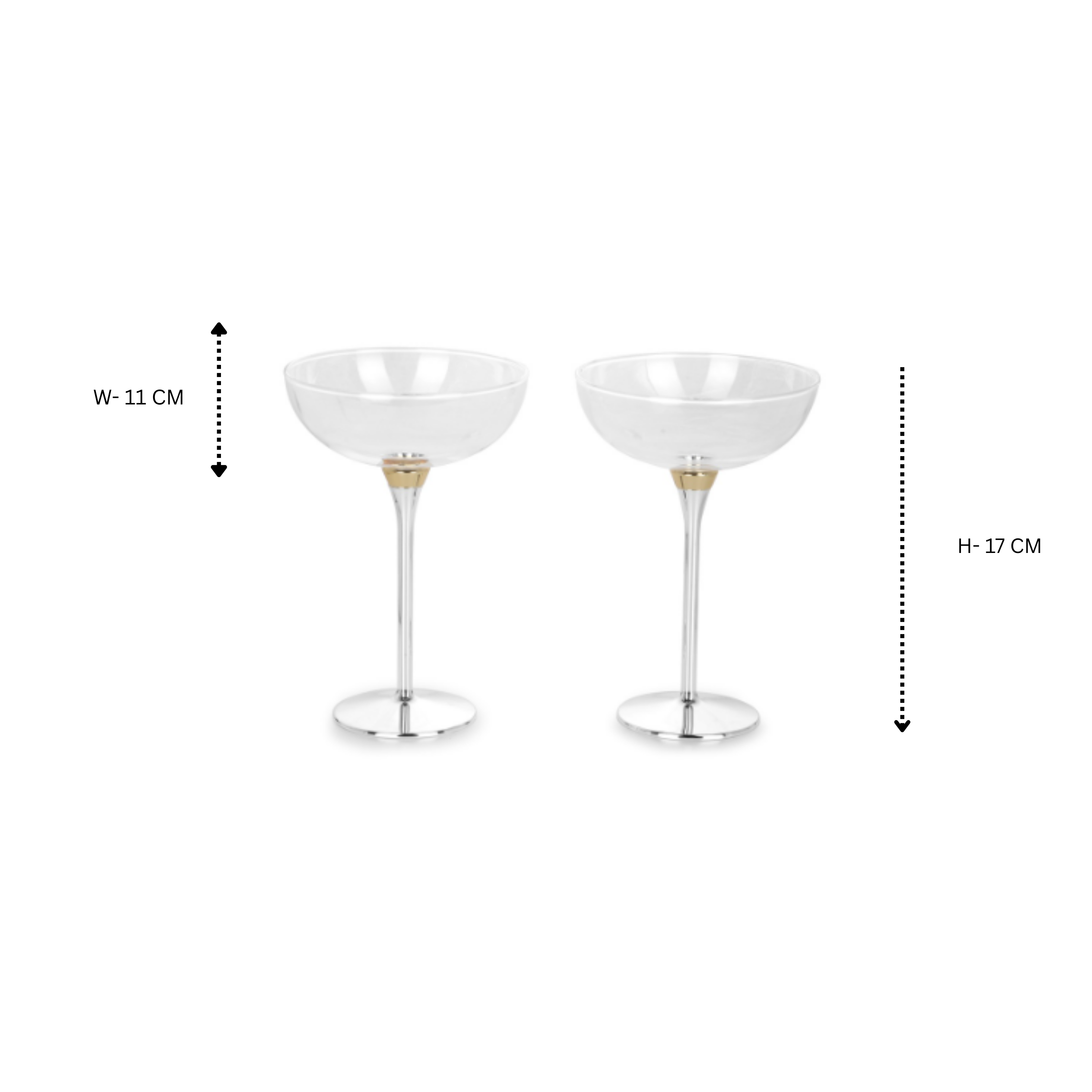 Martini Glasses set of 2