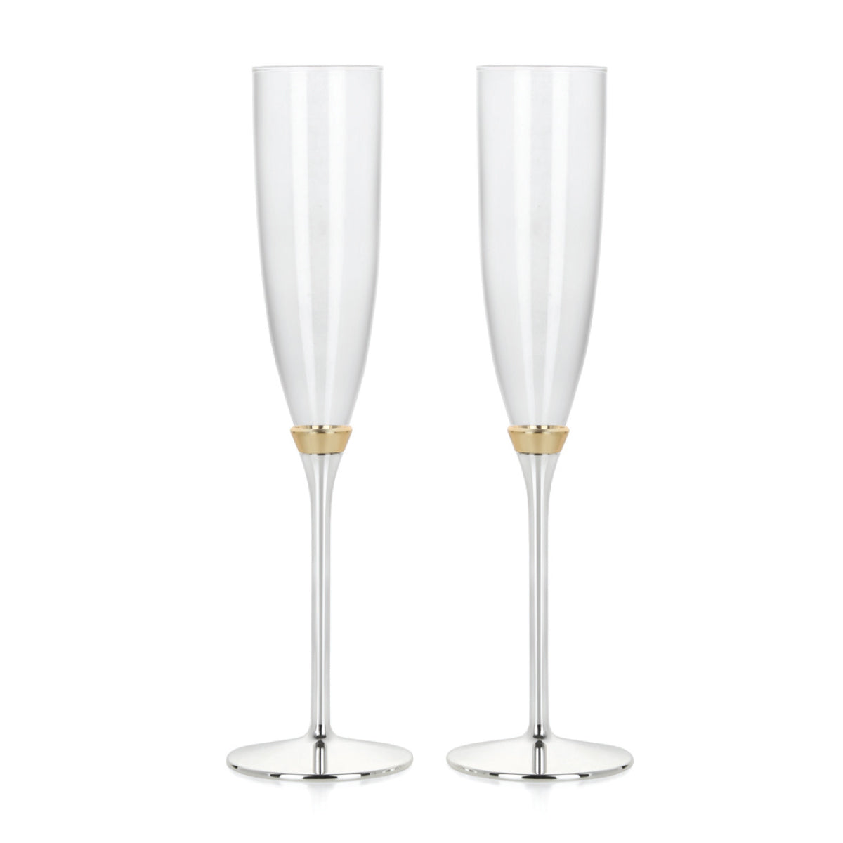 Gold Base Champagne Flute gold