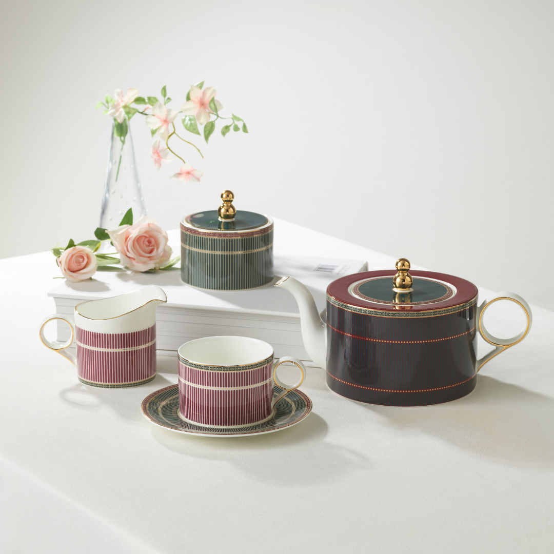 Regalia Stripes 15pcs Tea Set