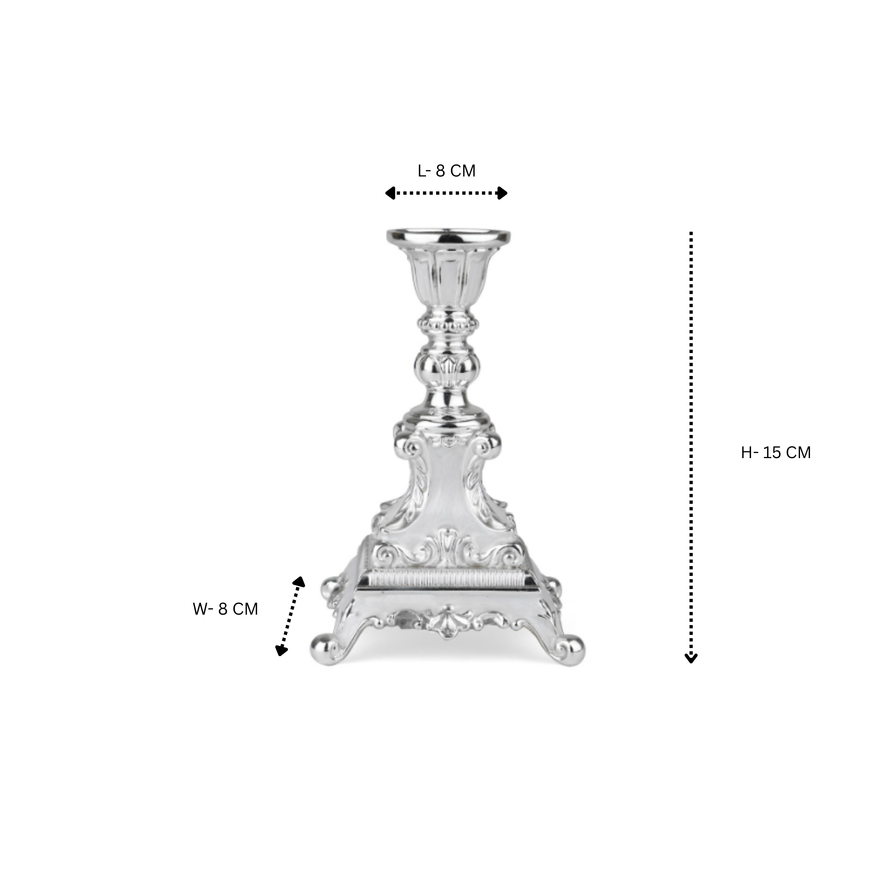 Enamel candle stand - MOP