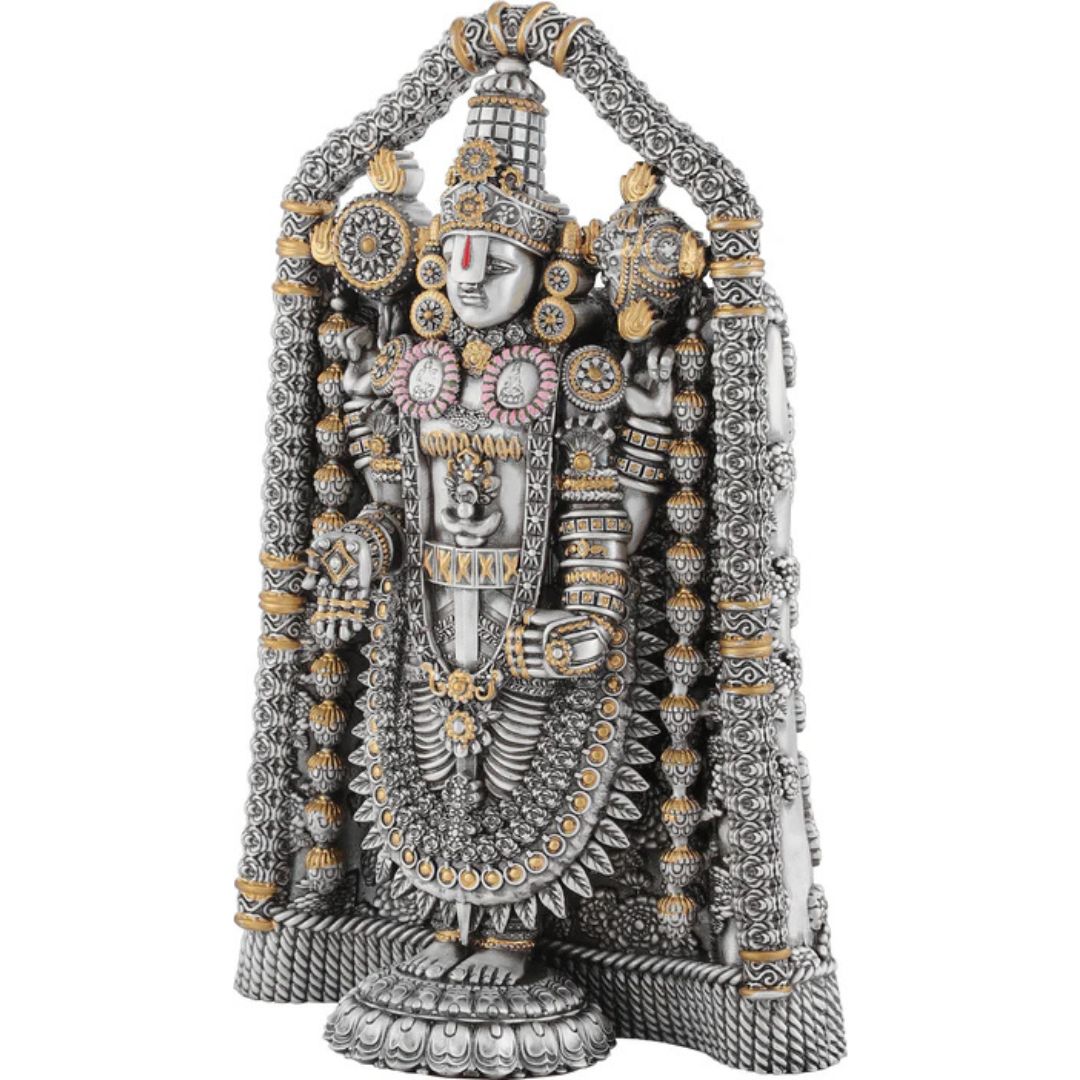Shree Balaji Ornamented Idol