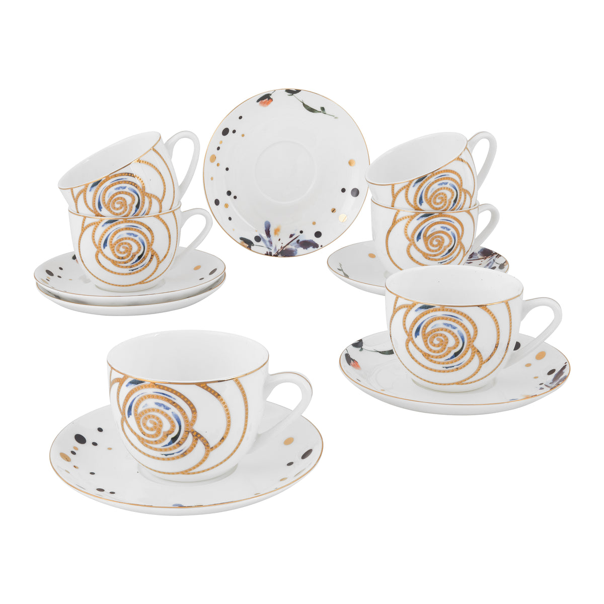 Celestial Swirl 12pcs Tea Set