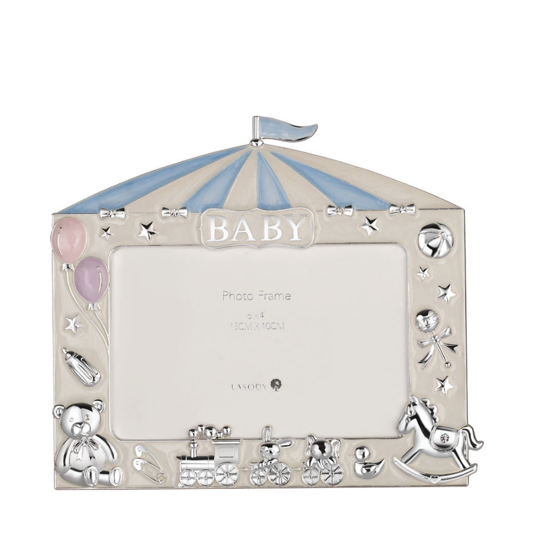 Baby House Photoframe BLUE
