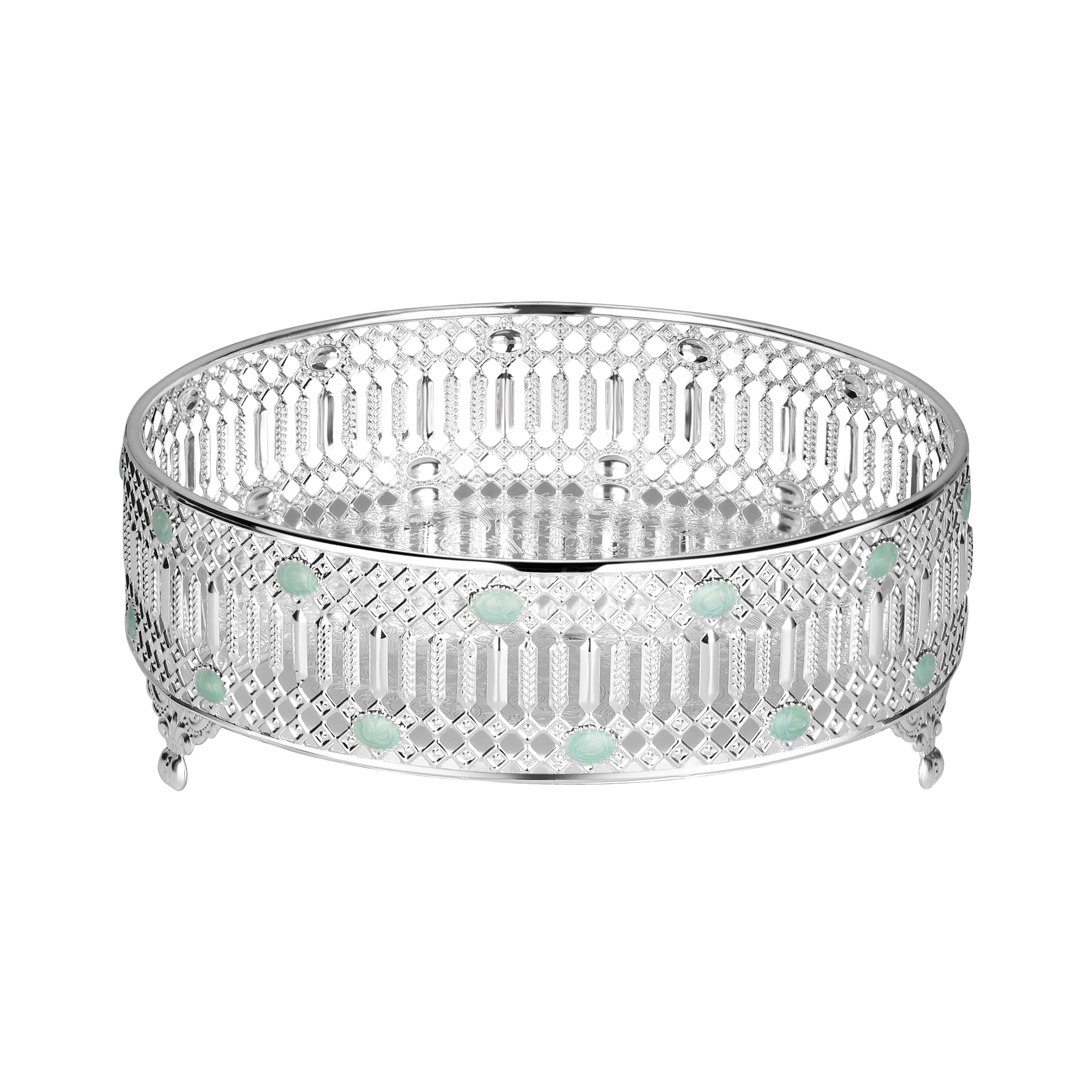 Round Tray Blue