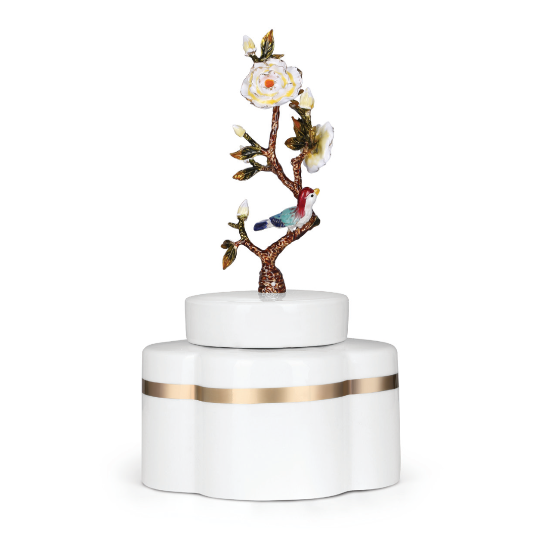 Marisa White Gold Vase (S) (H-33CM)