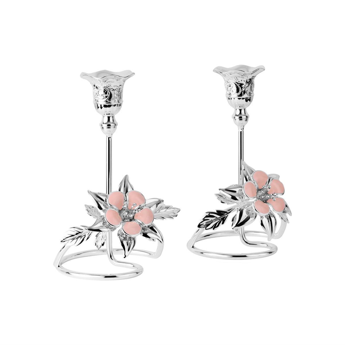 Flower Candle Stand Set of 2 Medium