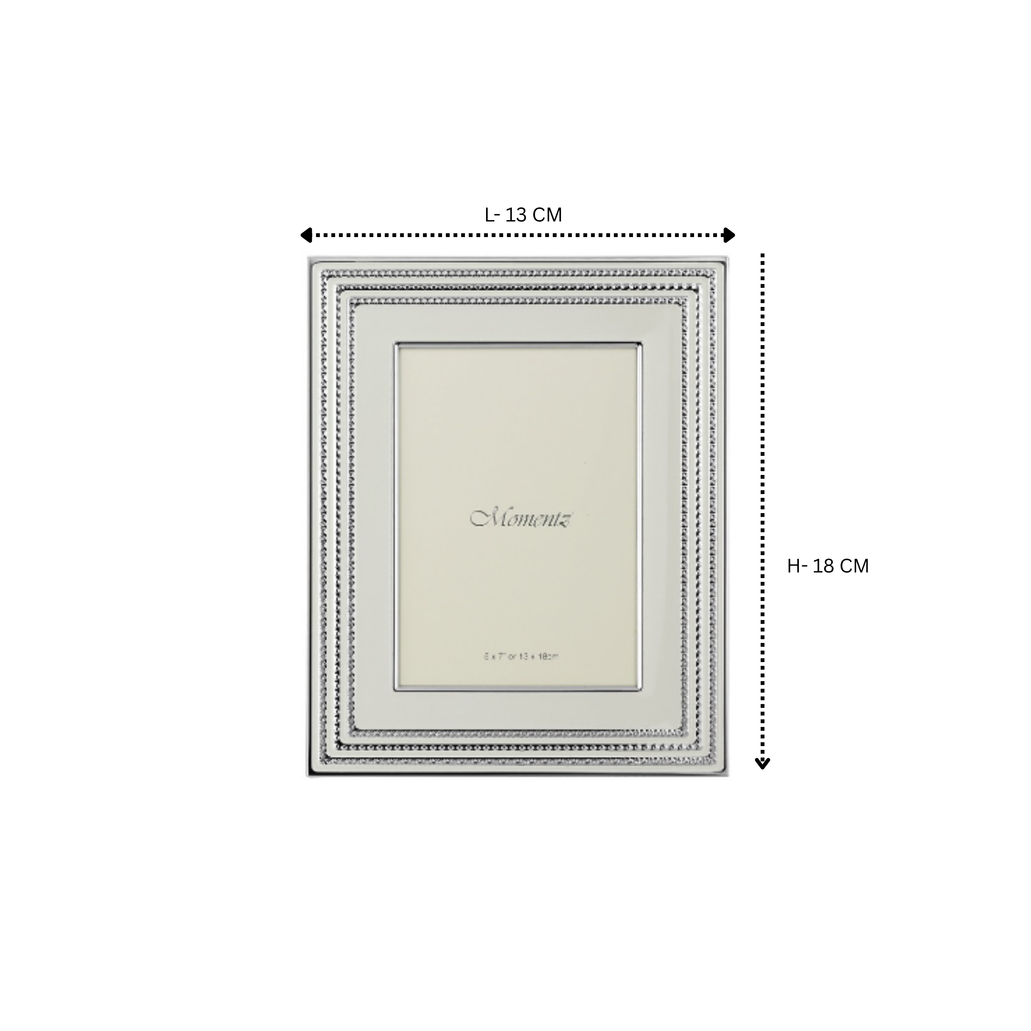 Luxury Photoframe White 5*7 inches