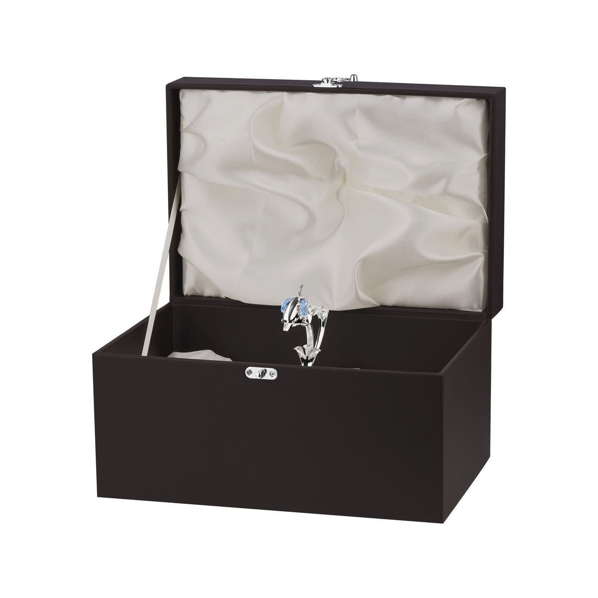 Dolphin Swarovski With 2 Serving Blue