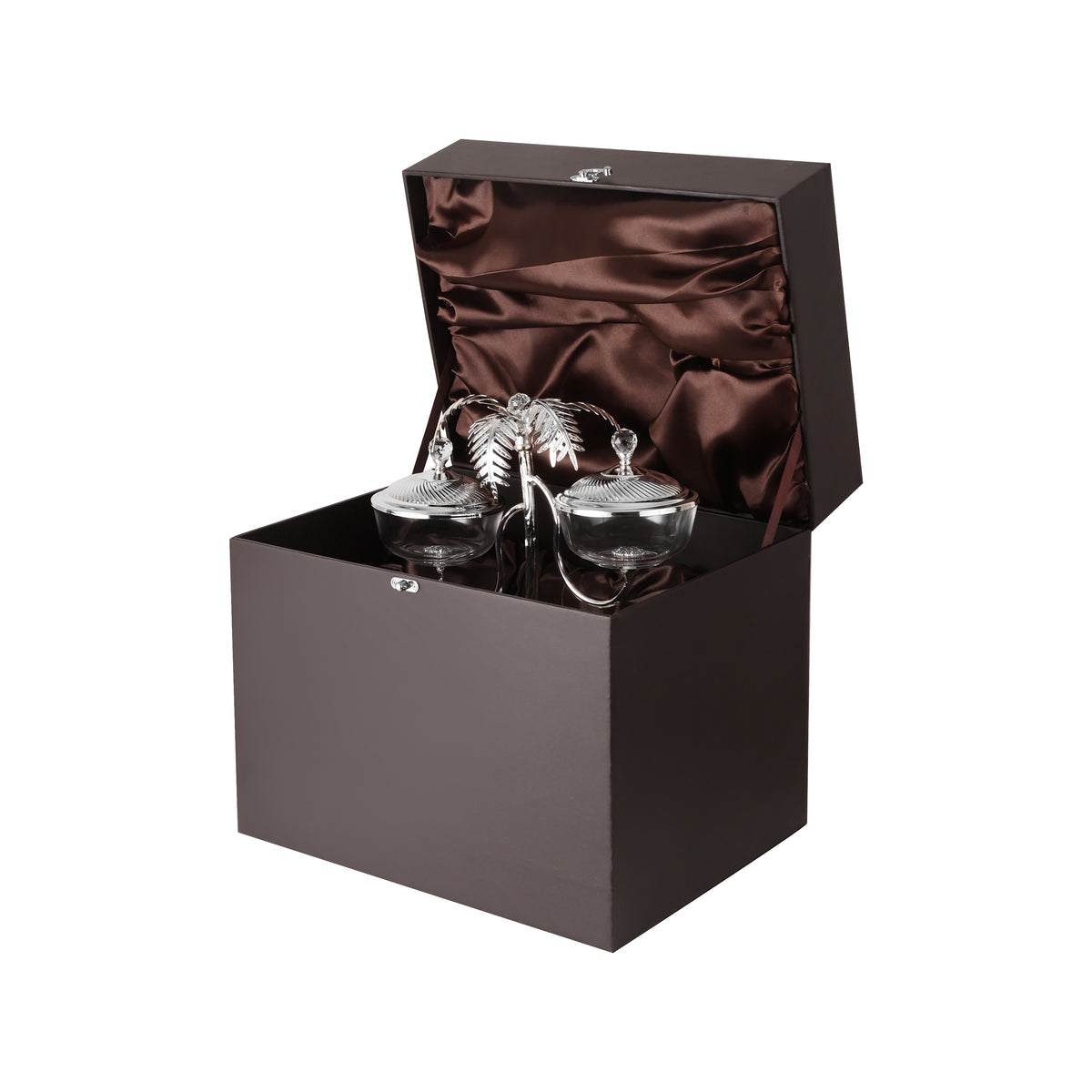 Palm royal 2 dryfruit bowls stand