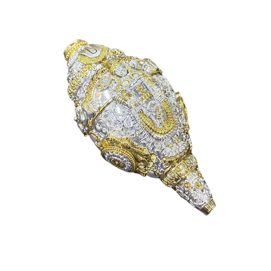 Balaji Shankh 9inch Dual Tone