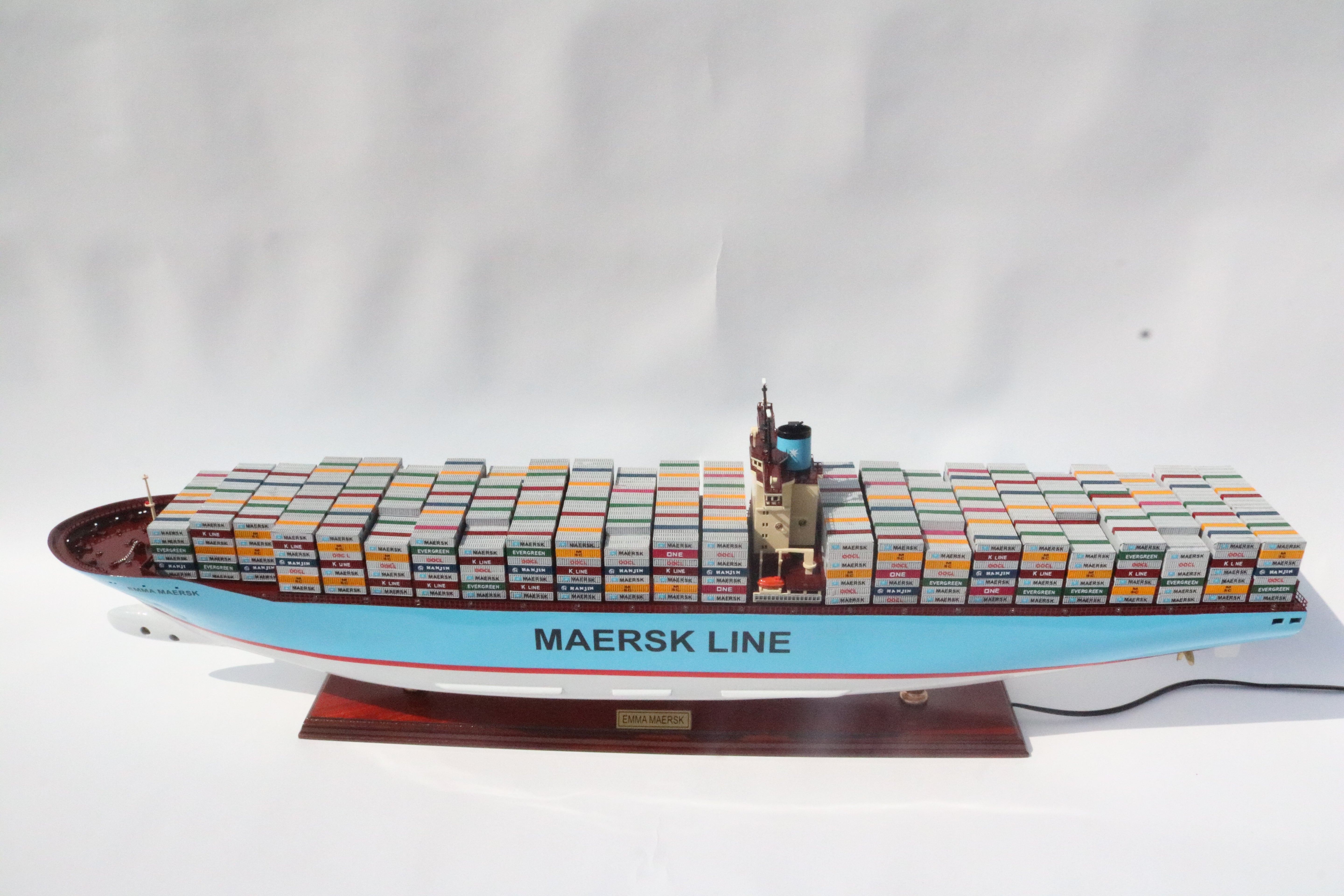 EMMA MAERSK with Lights