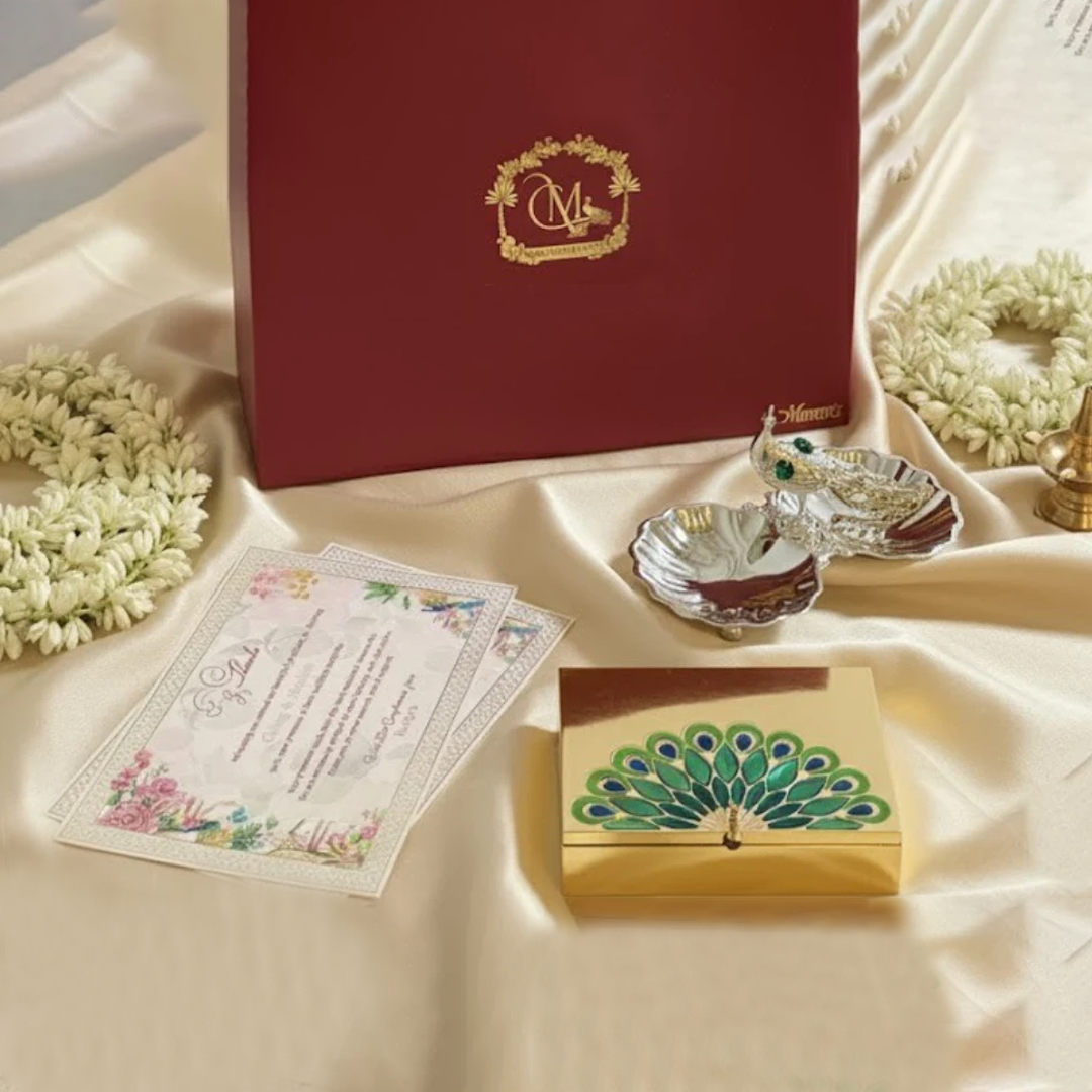 Royal Garden Keepsake Gift Box (Pink & Blue)