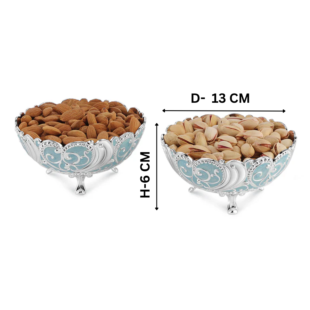 Enamel bowls - Set of 2 Sky Blue