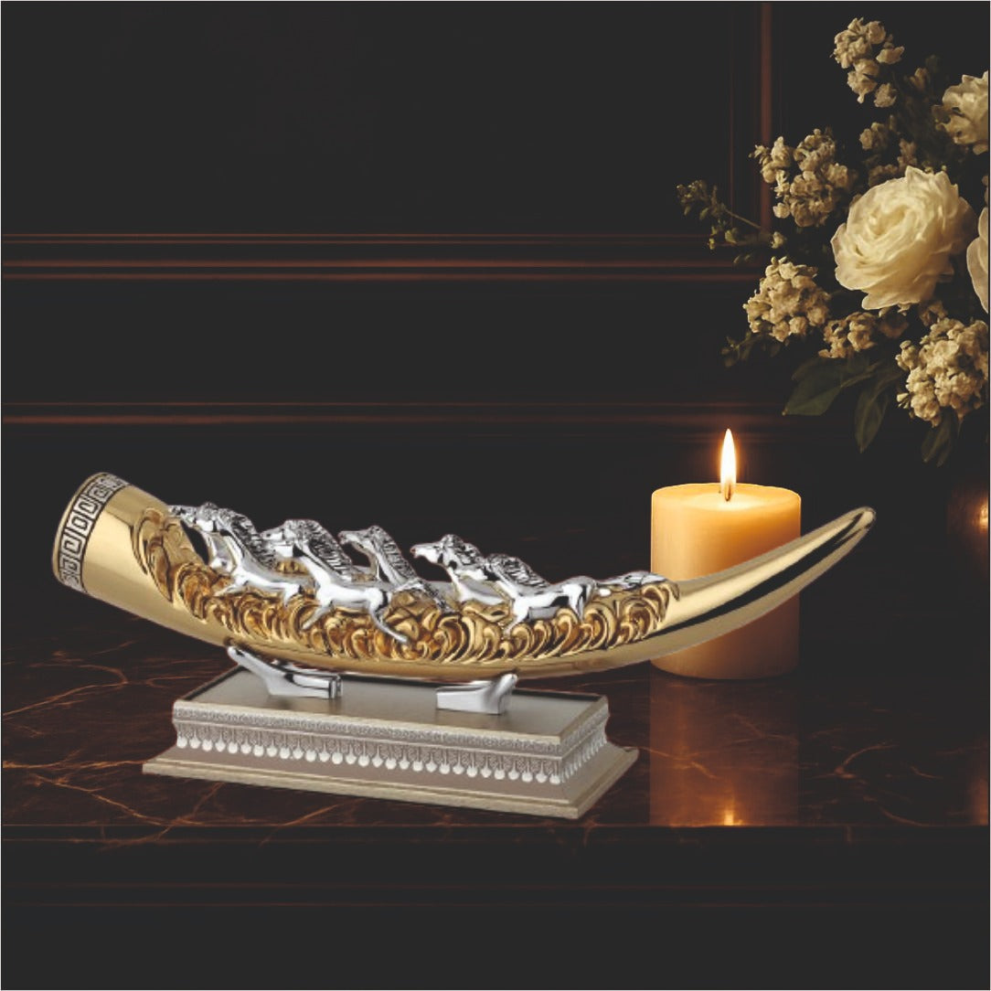 Luxury Running Horses Dual Tone - Large