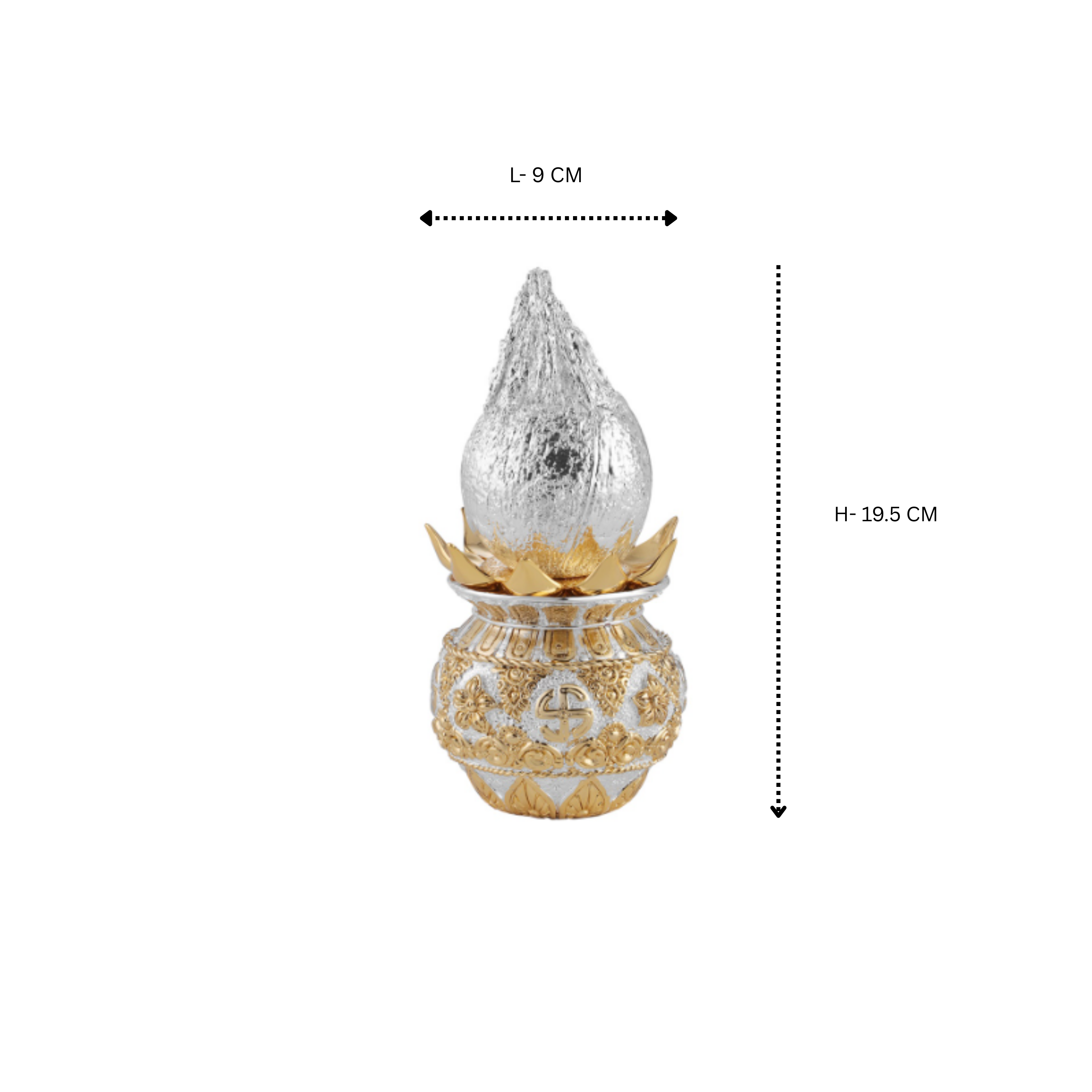 Nariyal Kalash- Dual Tone Idol