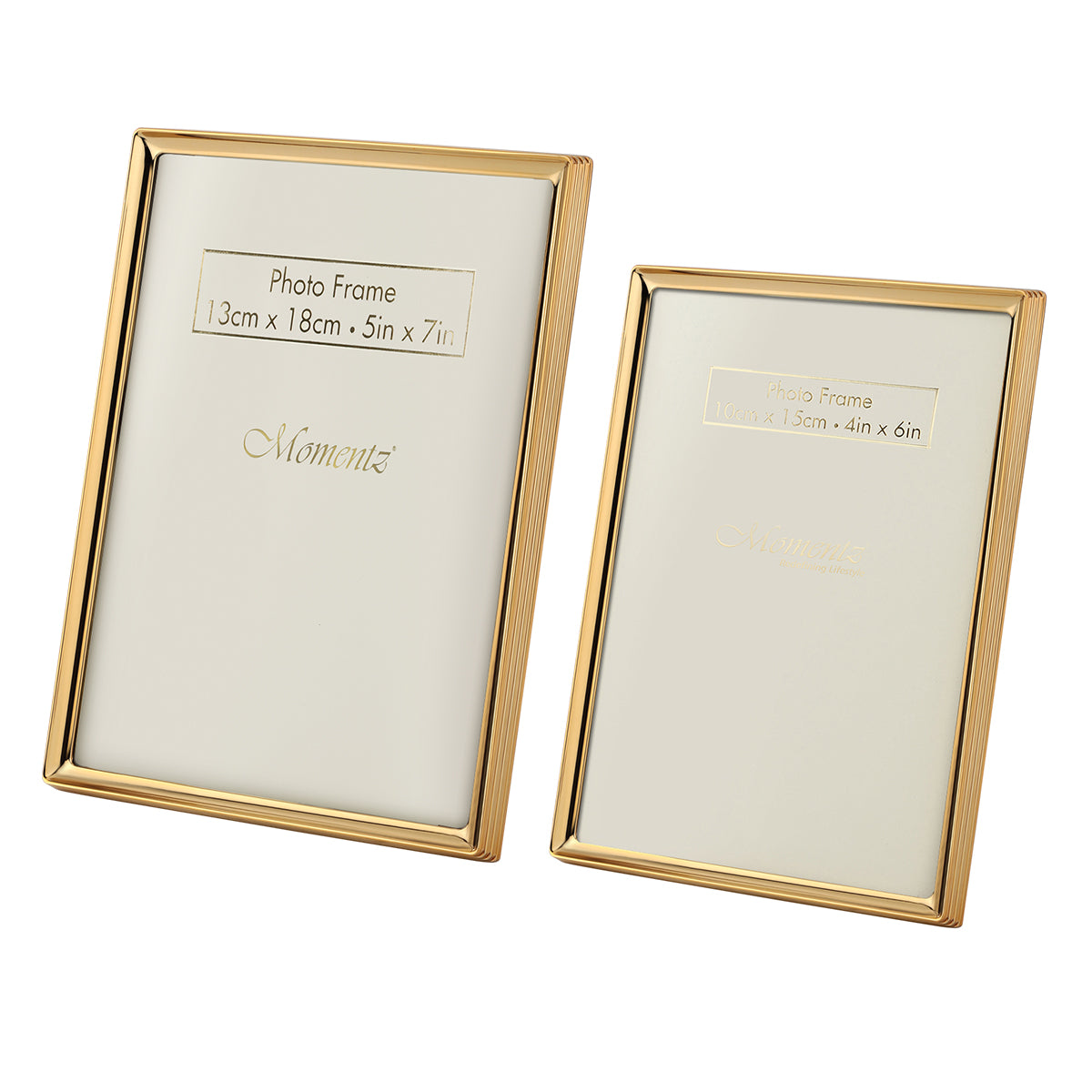 Striped Photoframe - Golden