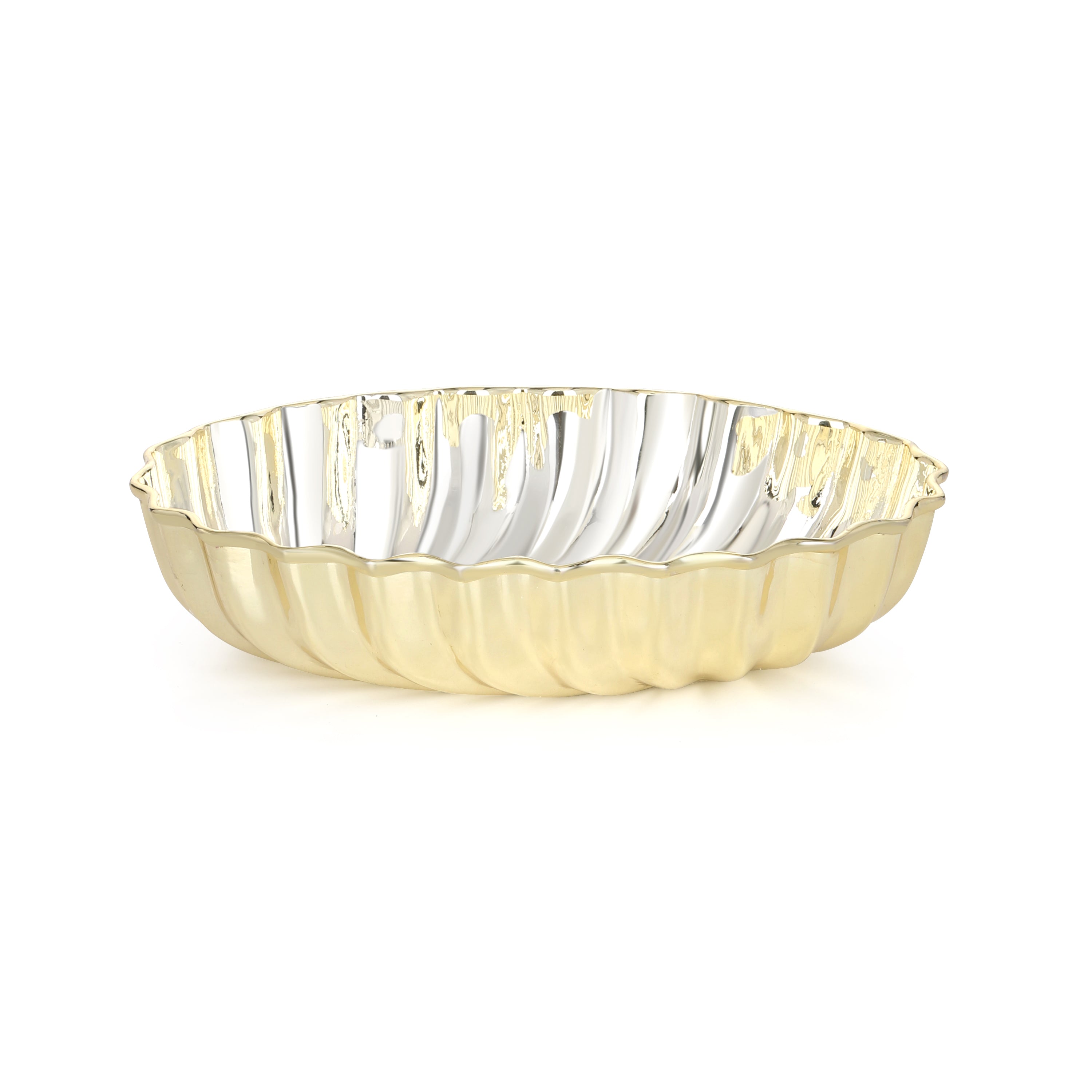 Crystal Leaf Bowl Dual Tone