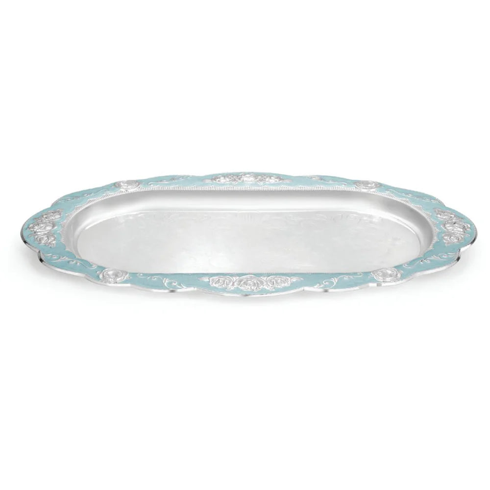 Peacock Oval Tray
