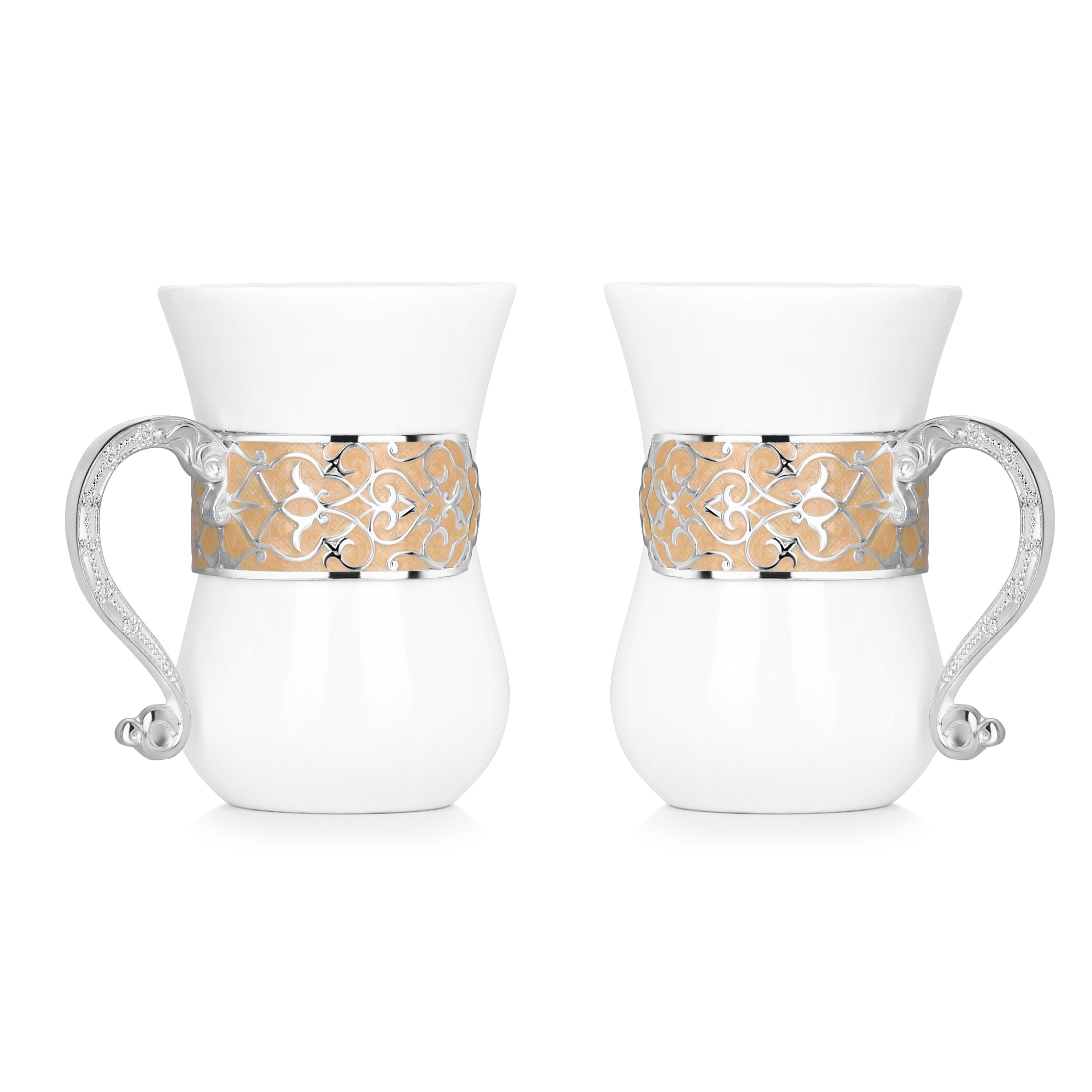 Set of 6 Mug Peach Color