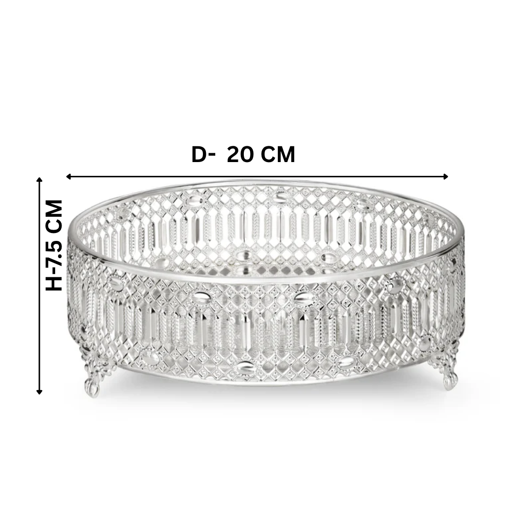 Round Tray Silver
