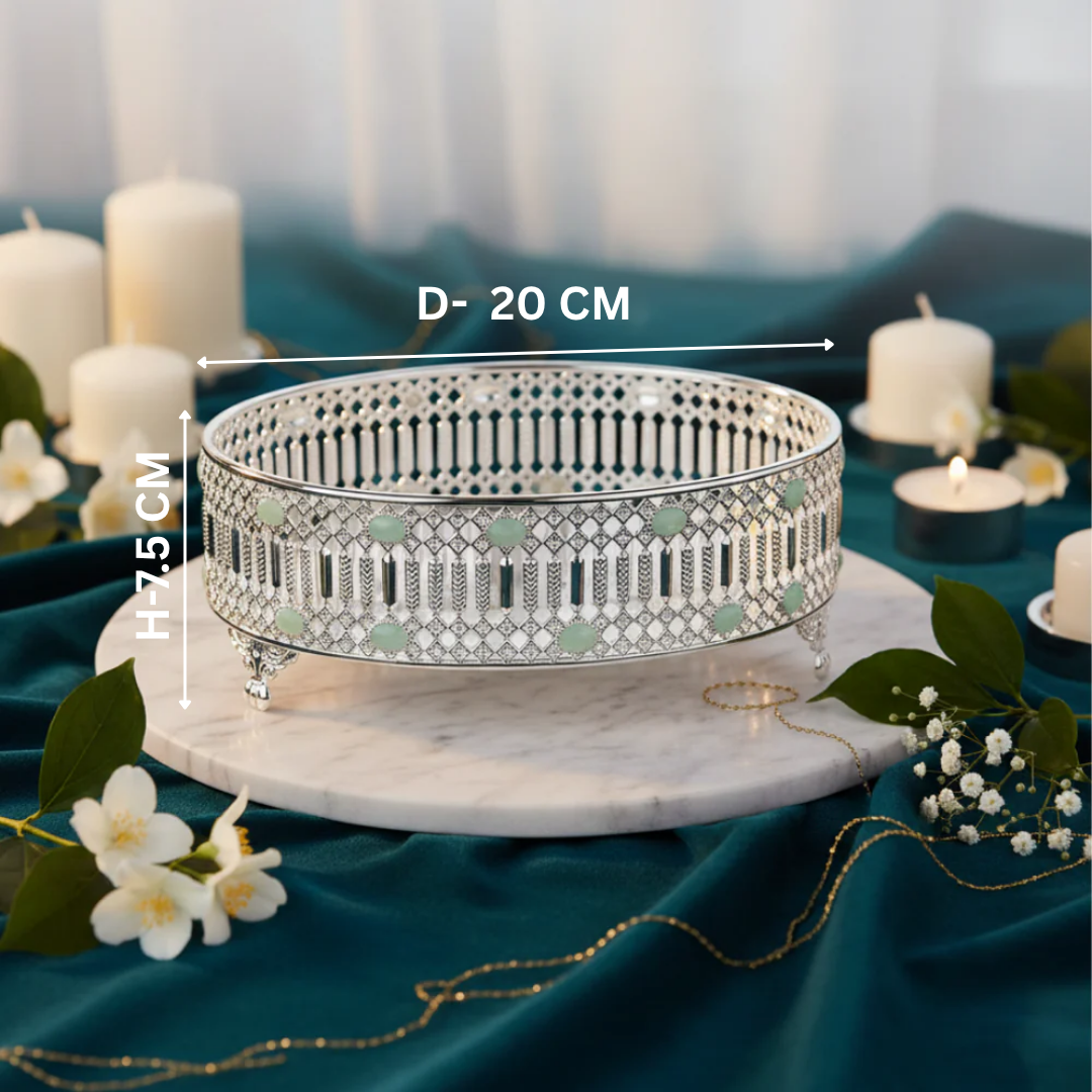 Round Tray Blue
