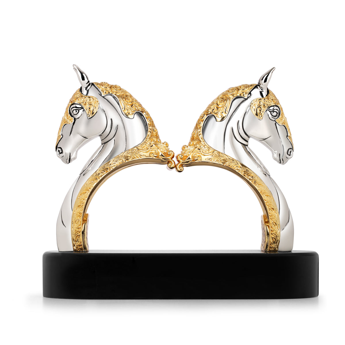 2 Horse Head With Base