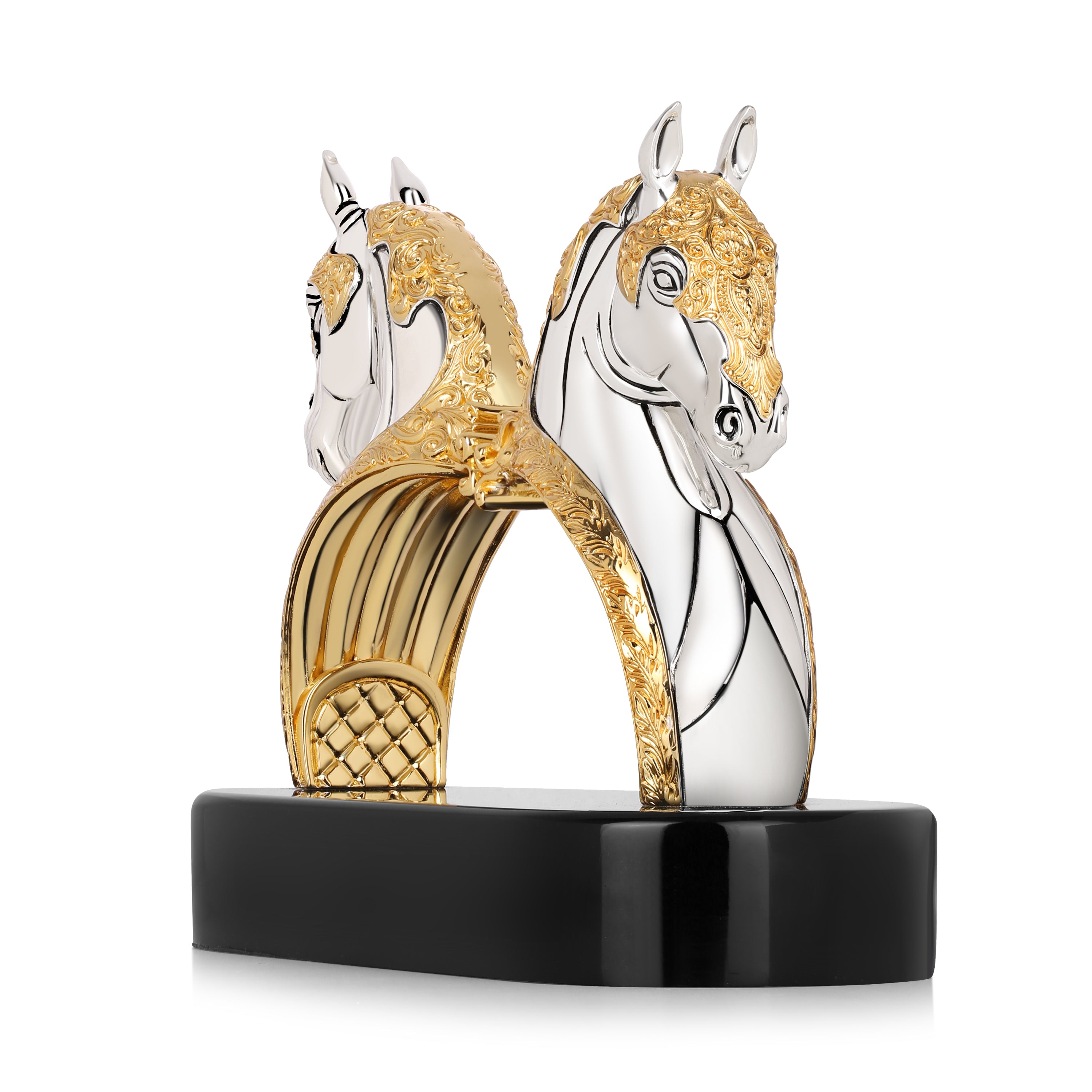 2 Horse Head With Base