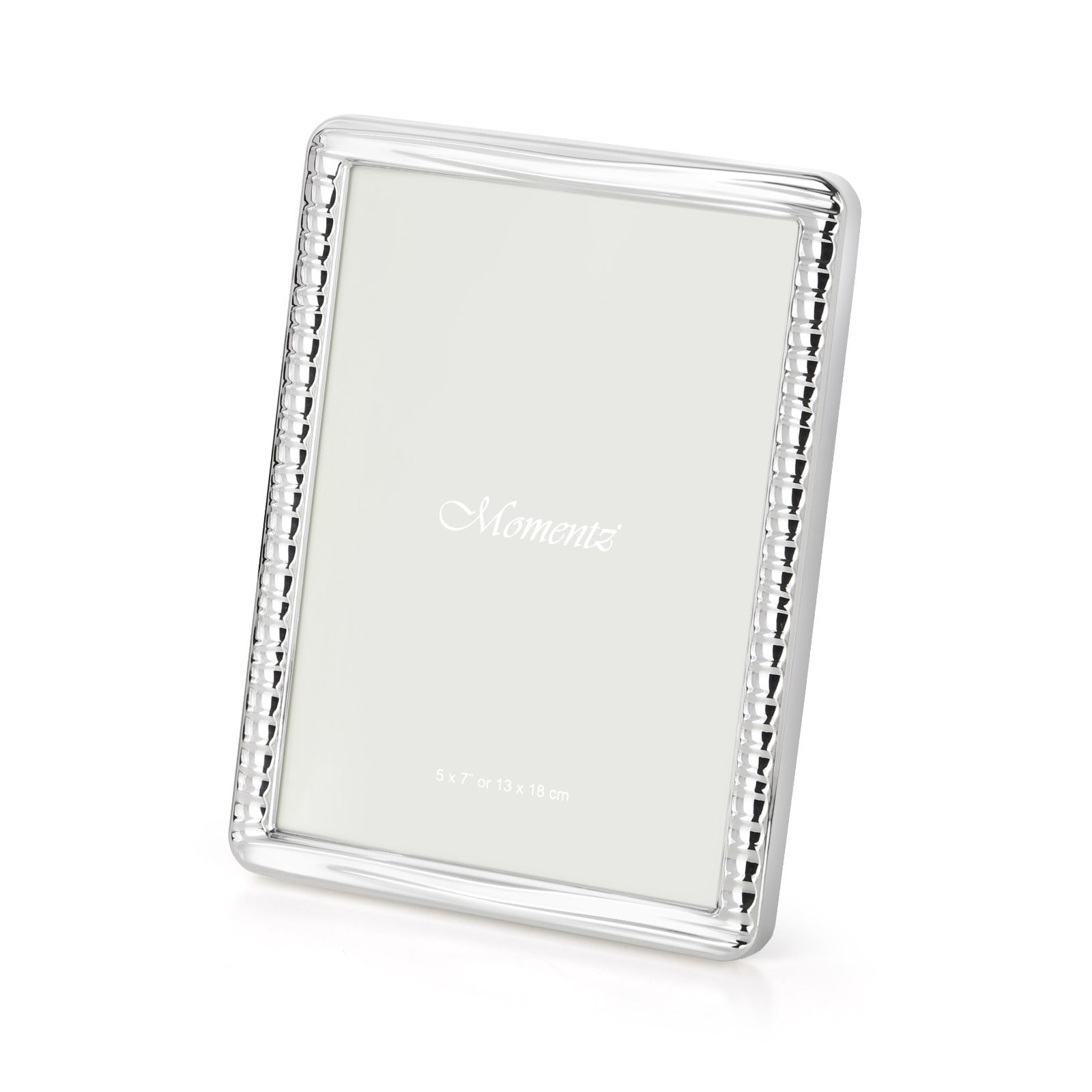 Classic Silver Beaded Photo Frame – 5x7 in (13x18 cm)