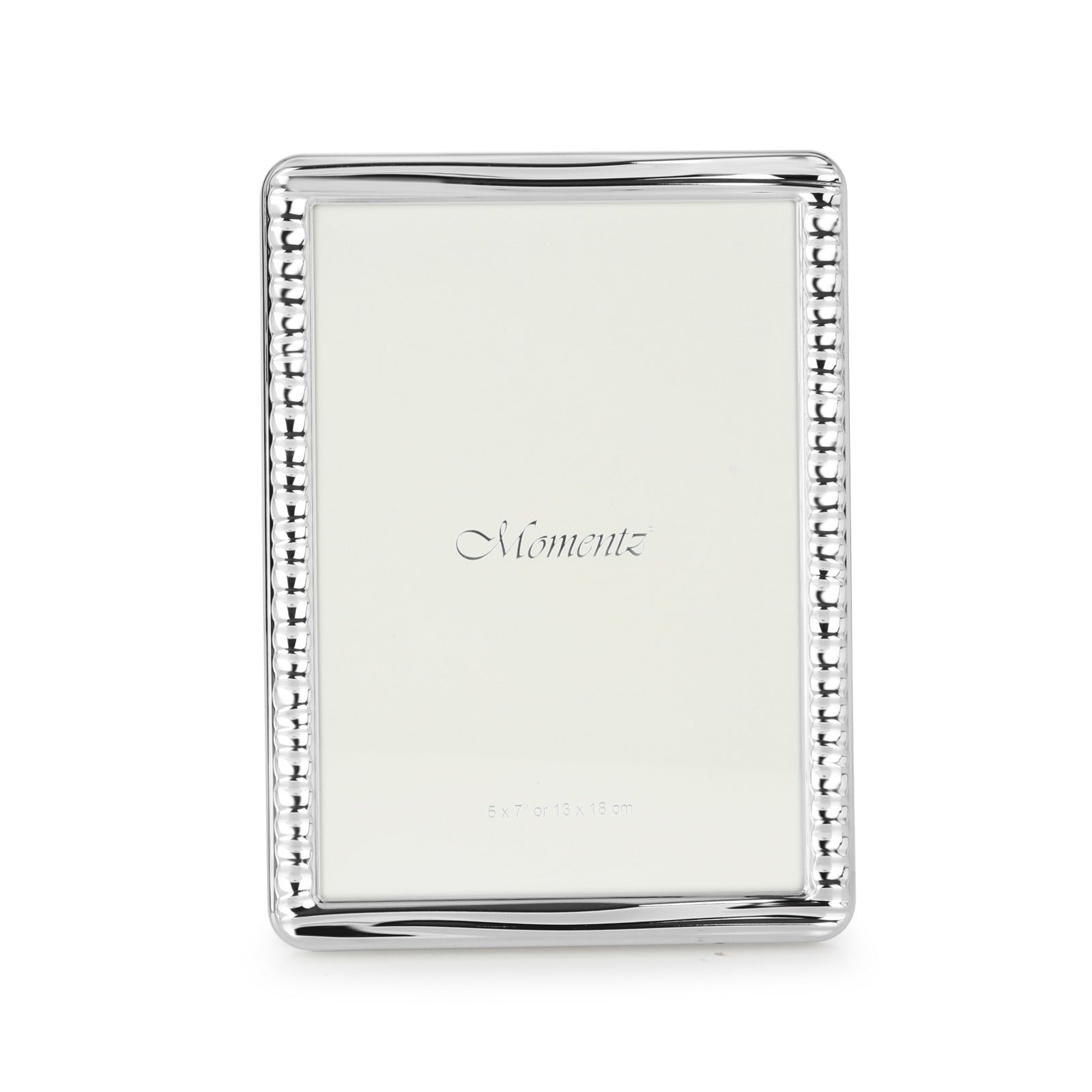 Classic Silver Beaded Photo Frame – 5x7 in (13x18 cm)