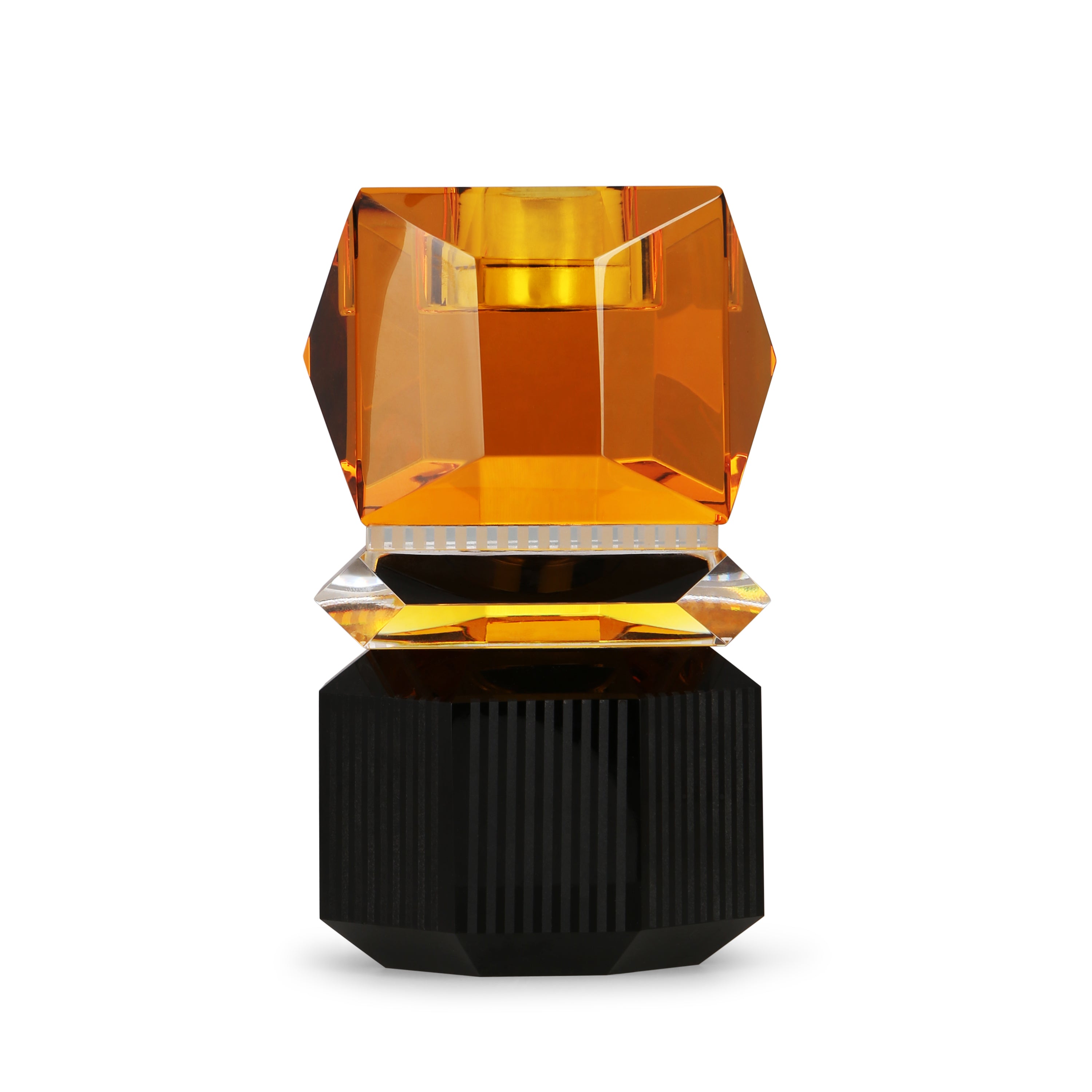 Radiant Crystal Candle Holder