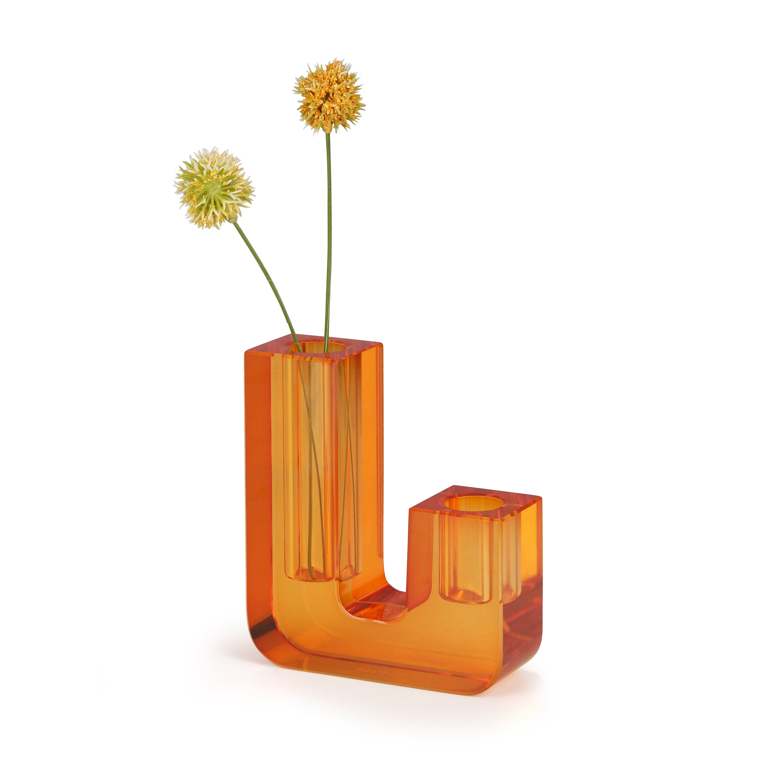 Artistic Amber Crystal Holder