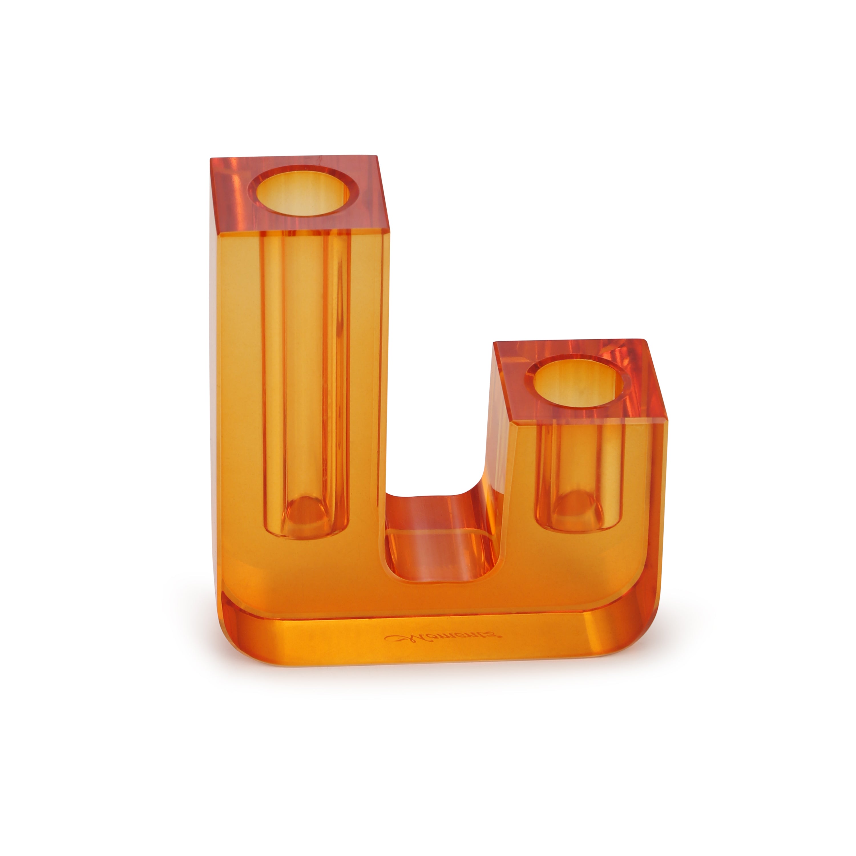Artistic Amber Crystal Holder