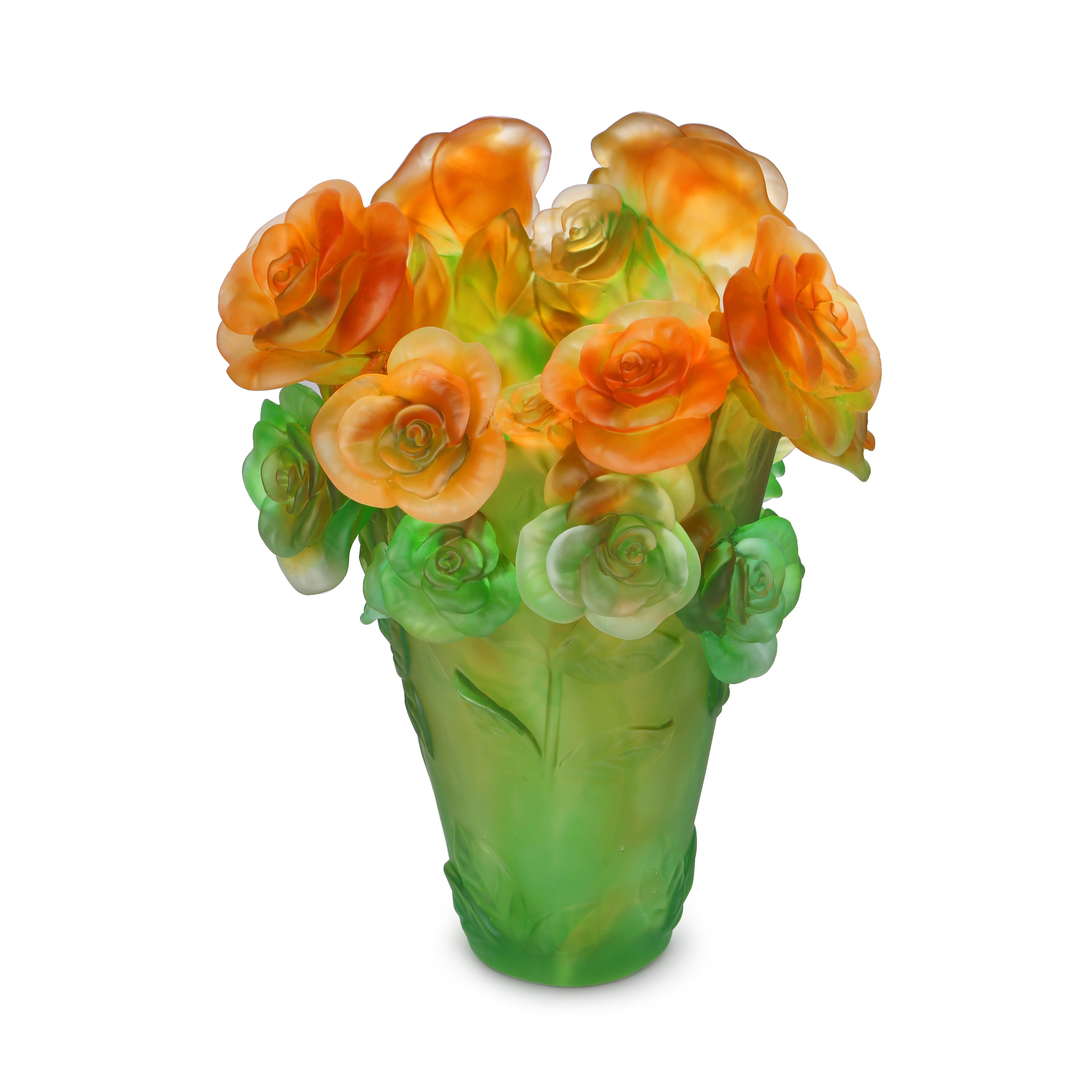 Blossom Brilliance Crystal Colored Flower Vase