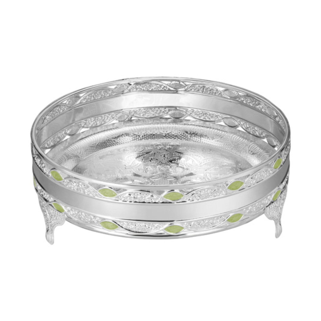 Cutwork Round Tray Small