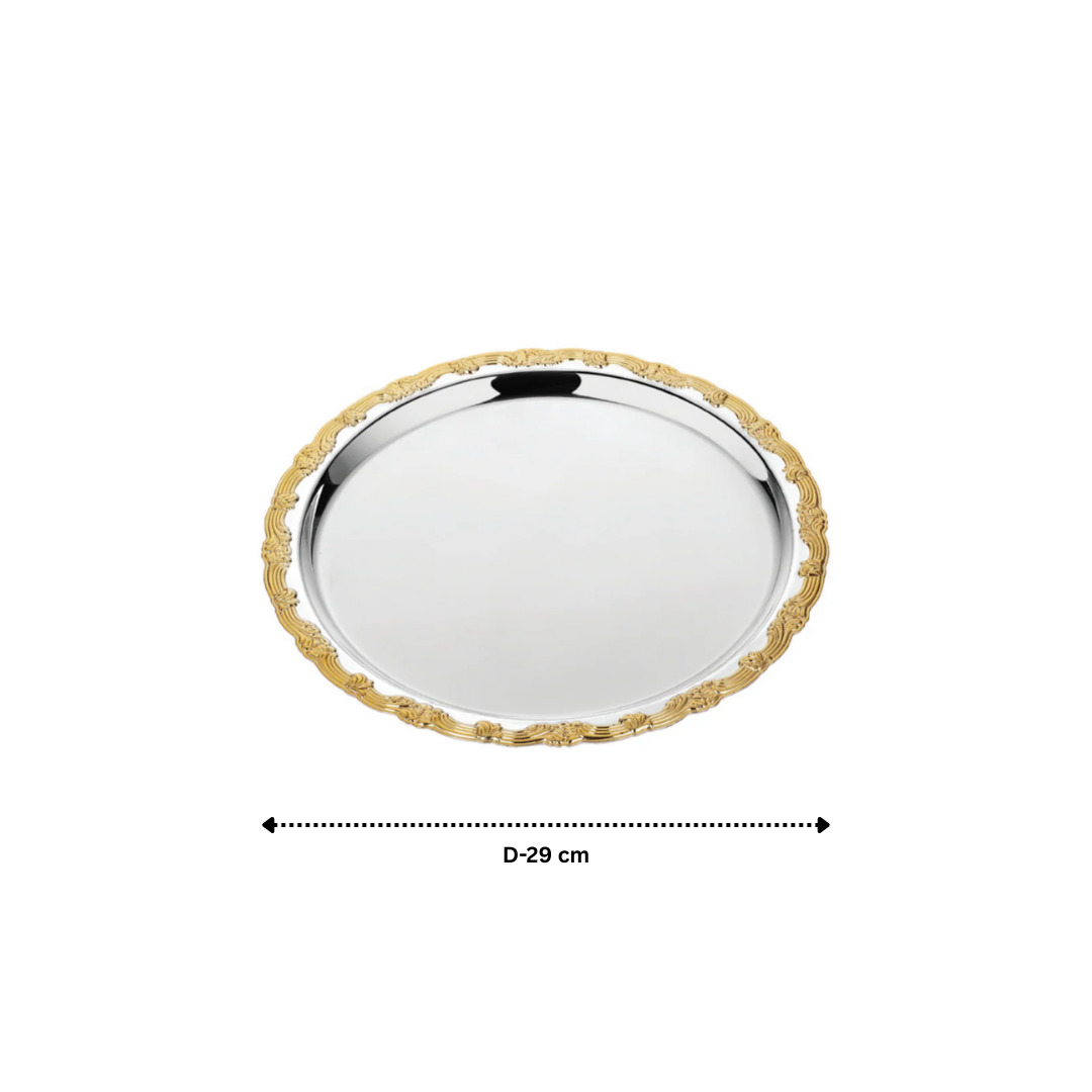 Round Tray Dual Tone