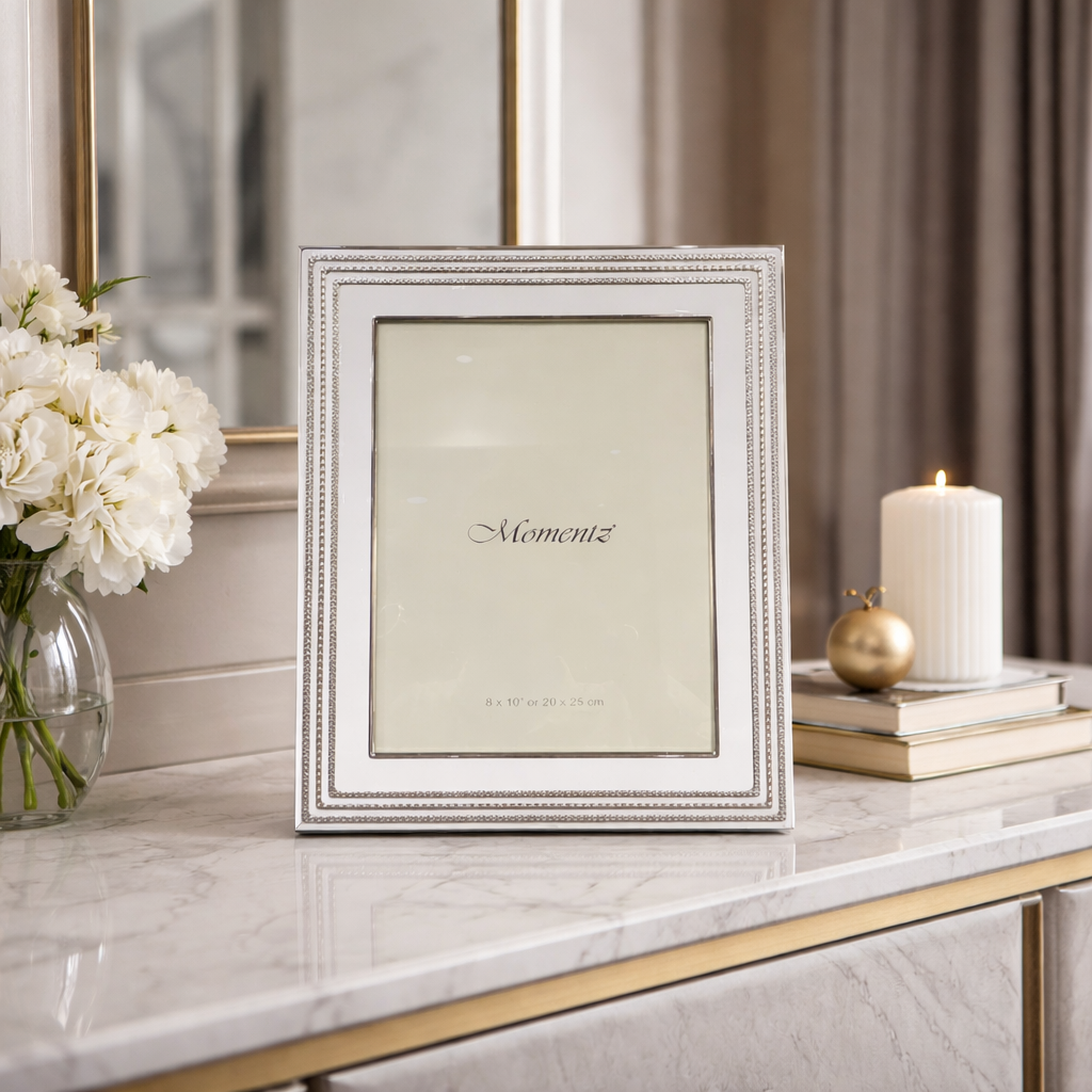 Luxury Photoframe White 8*10 inches