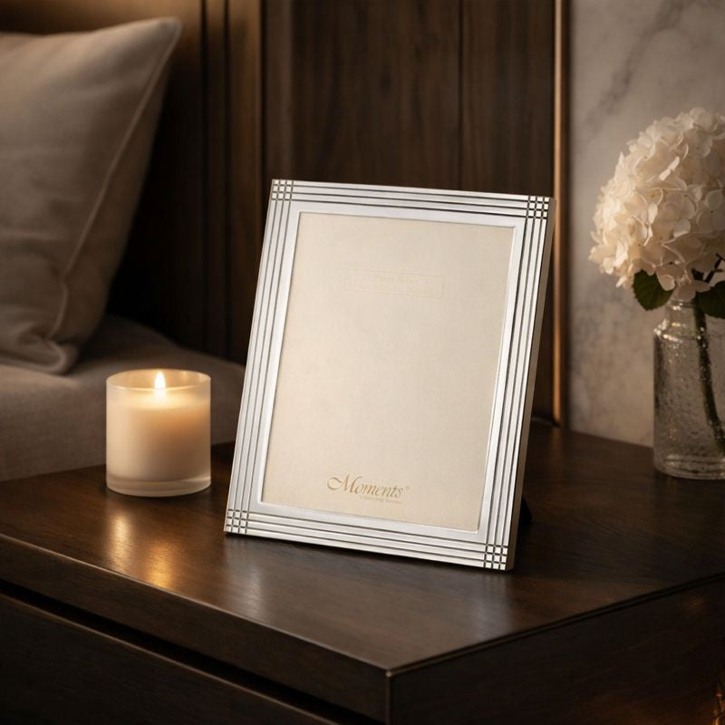 Vintage Ornate Photoframe Silver