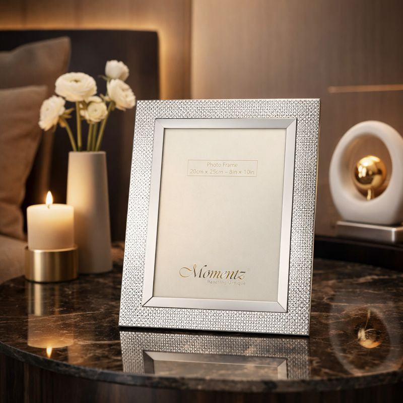 Elegant Navy Blue Monogram Luxury Gift Box