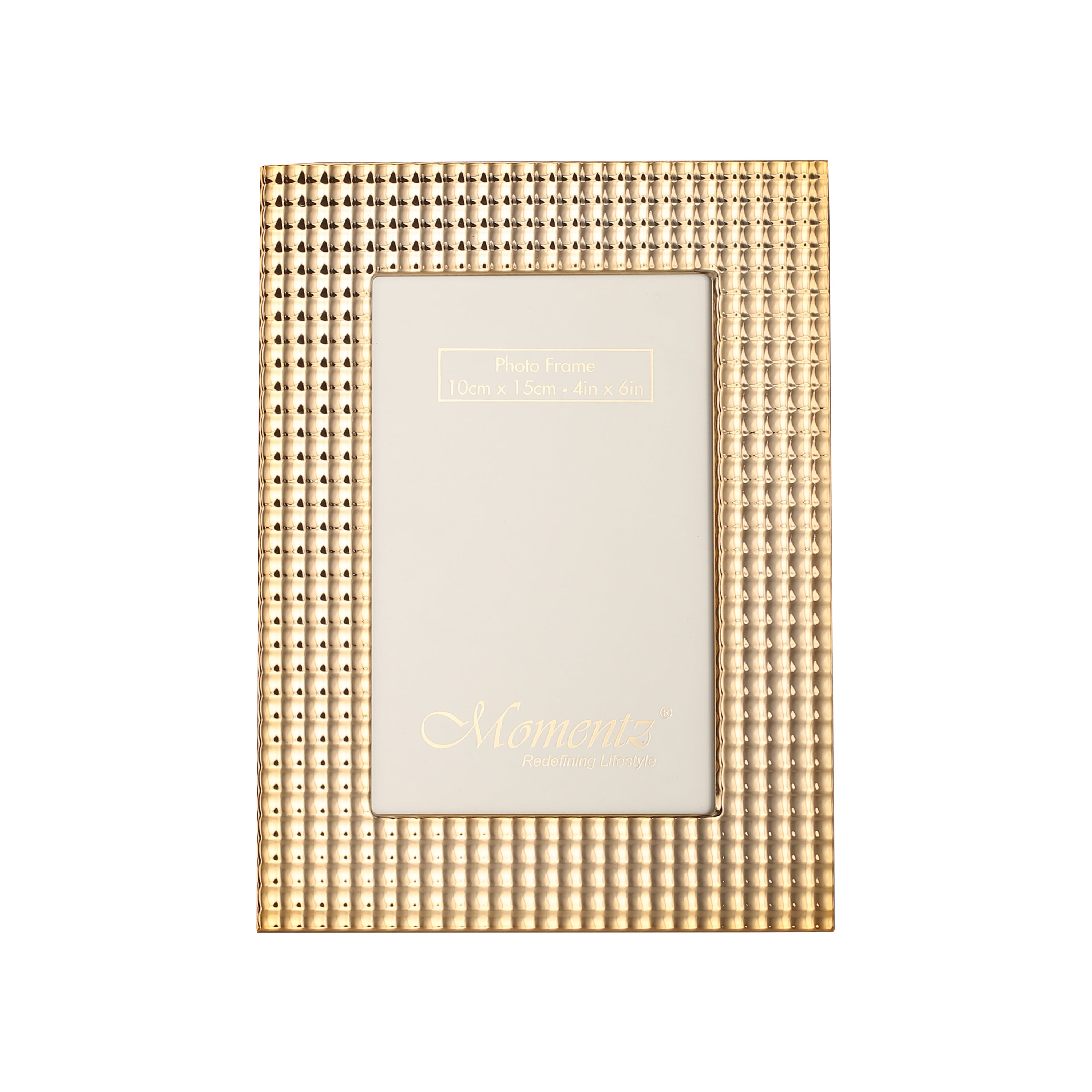 Geometric Design Photoframe Gold