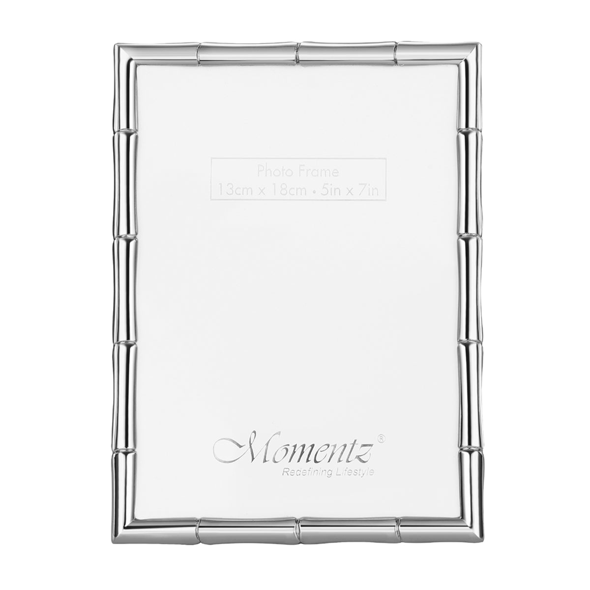 Bamboo Desgin Photoframe Silver