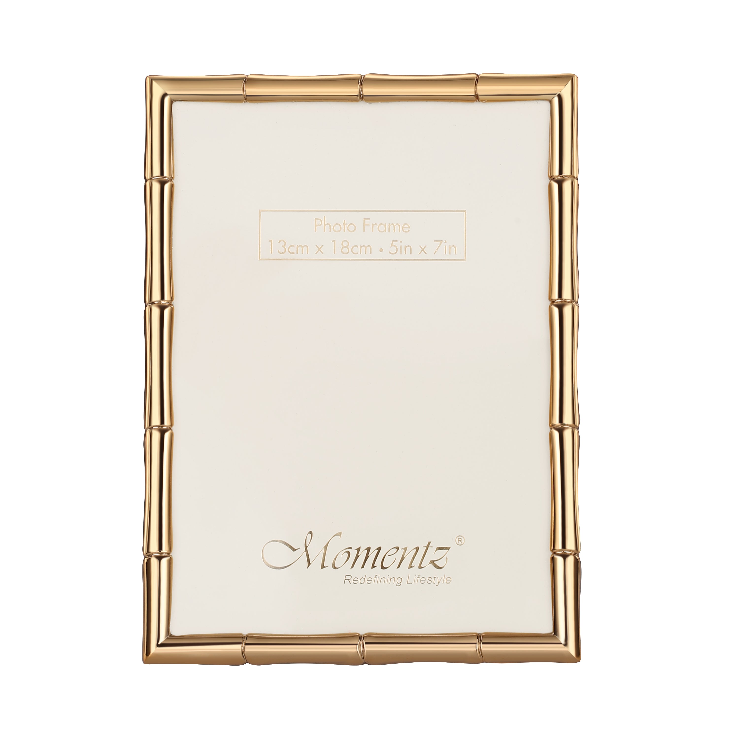 Bamboo Desgin Photoframe Gold