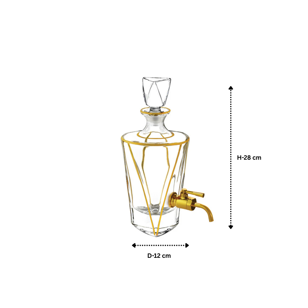 Premium Footed Tap Decanter