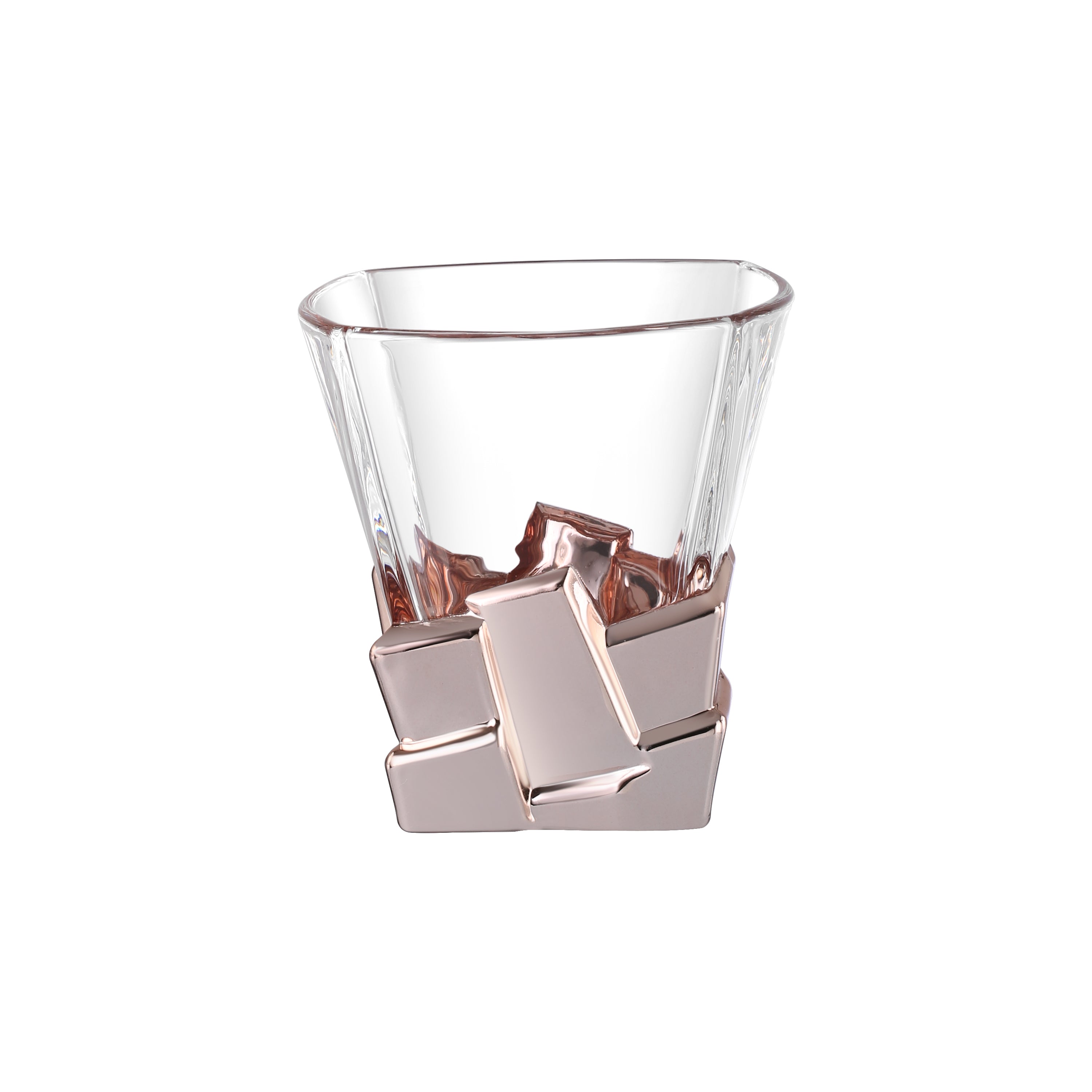Dof Glass Rose Gold (Set of 6 Glasses)