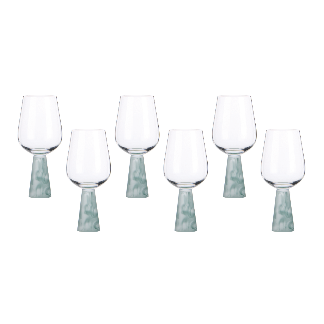 ROYAL AURA 6 pcs Wine Glasses