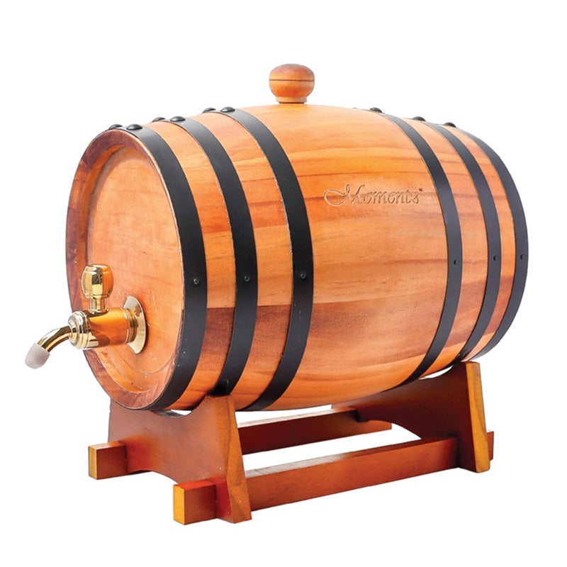 Wodden Barrel Polyfoam wiskey Set