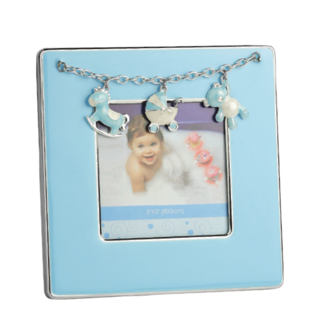 BABY PHOTO FRAME BLUE