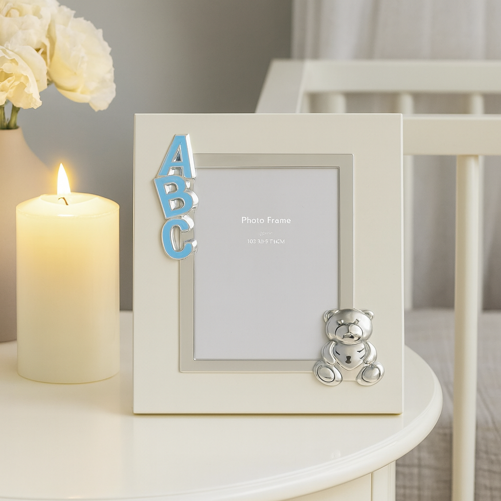 ABC Bear Photoframe BLUE